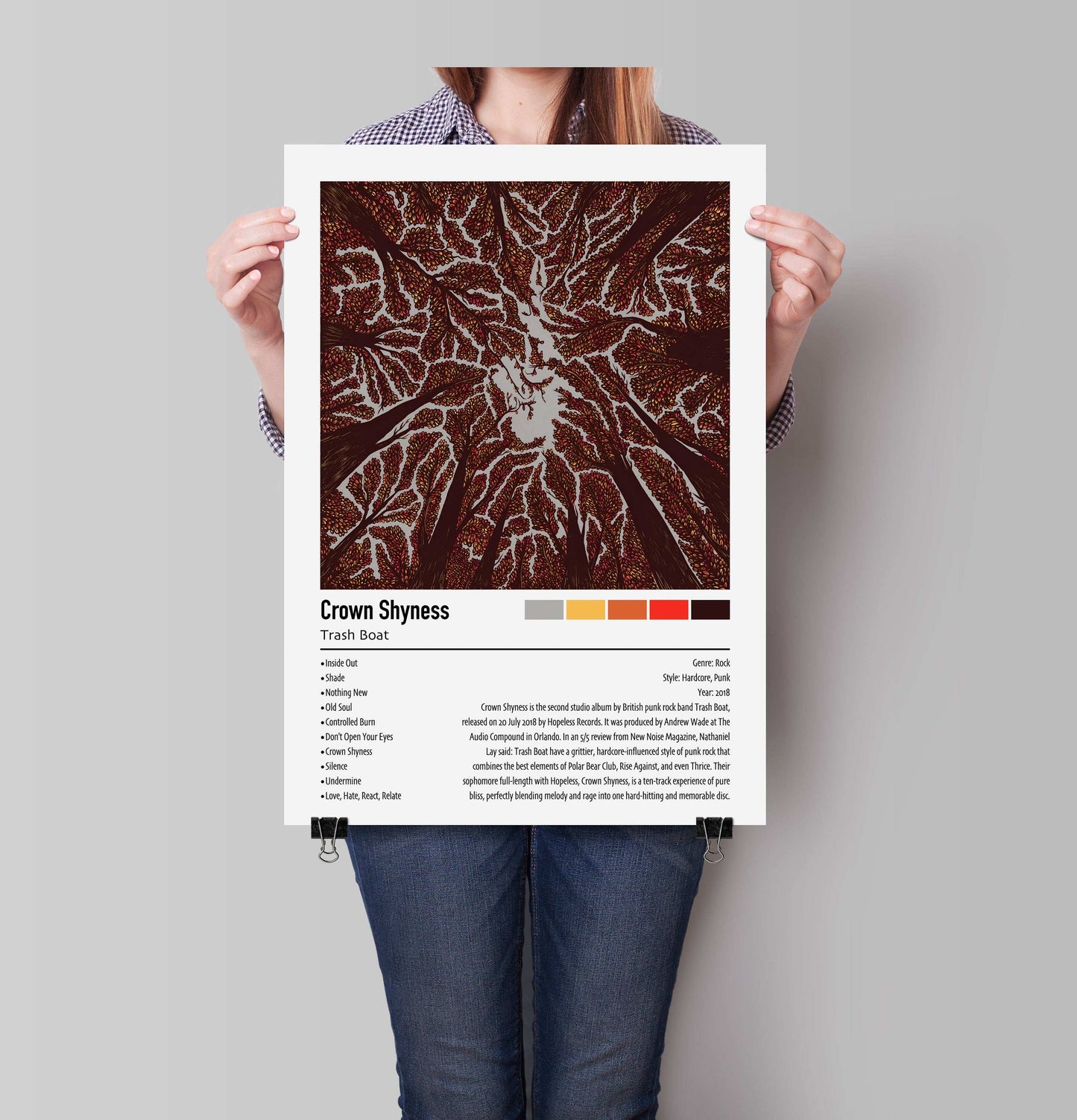 Trash Boat | Crown Shyness | Custom Album Cover Poster Print