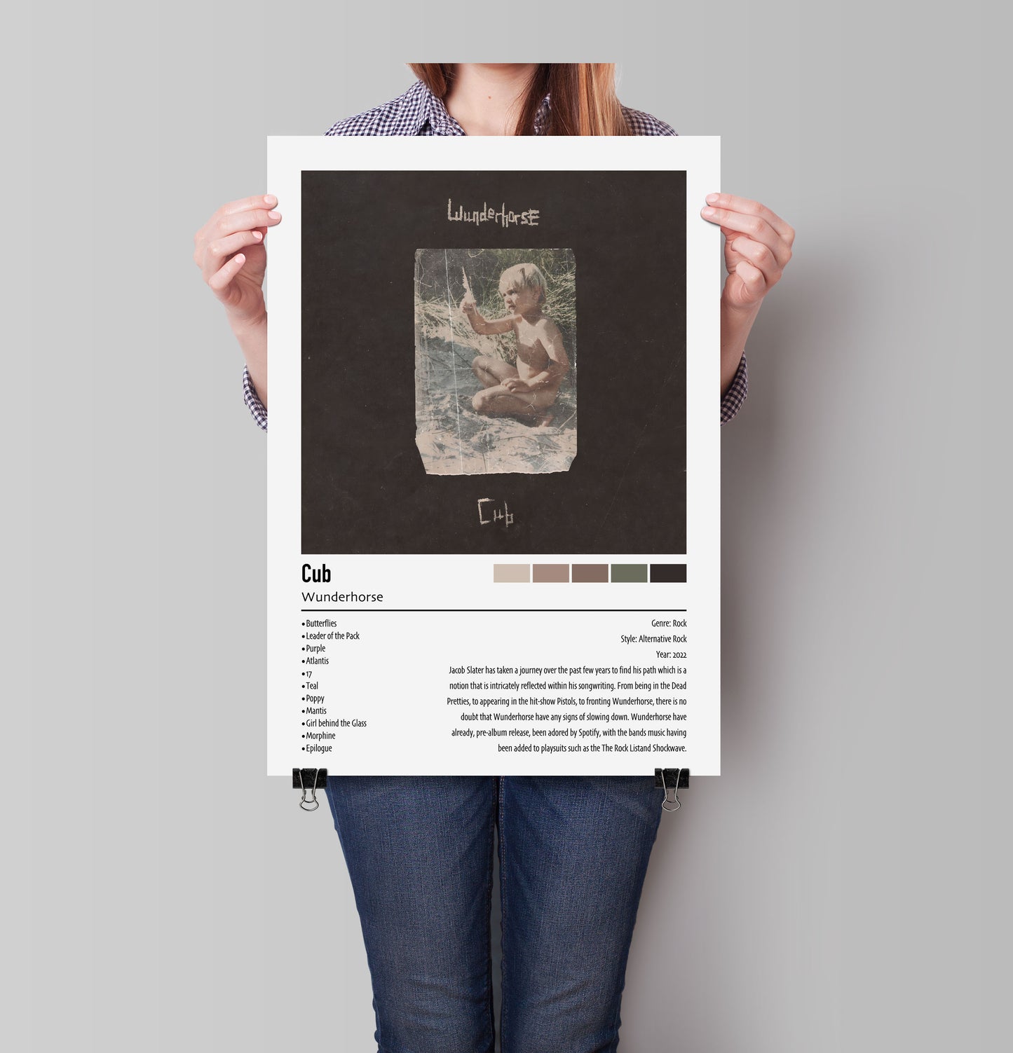 Wunderhorse | Cub | Custom Album Cover Poster Print