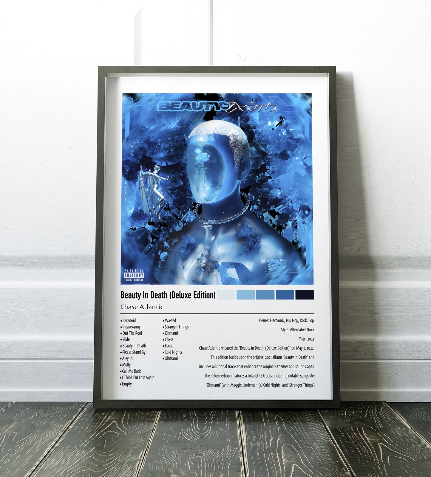 Chase Atlantic | Beauty In Death (Deluxe Edition) | Custom Album Cover Poster Print