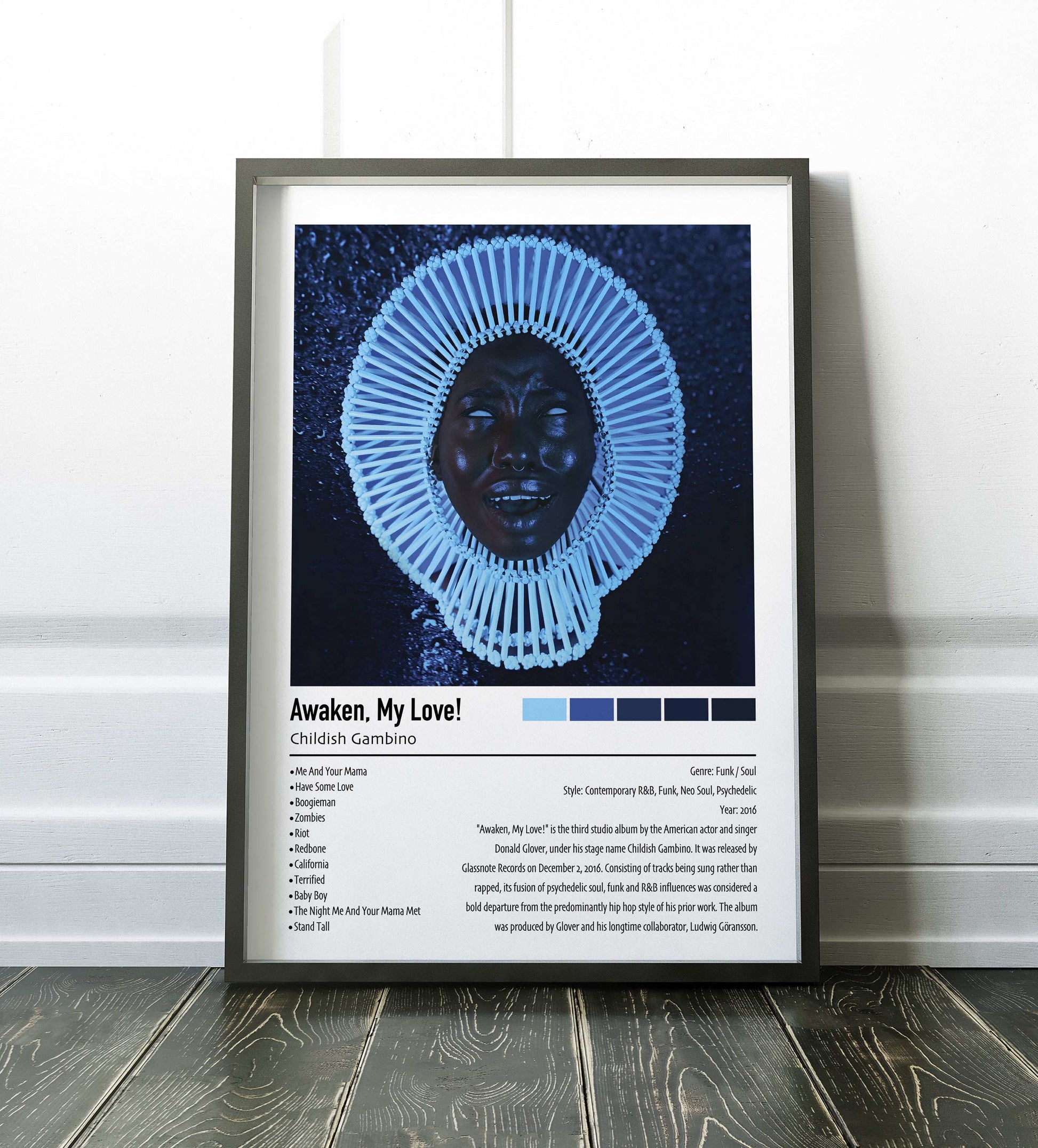 Childish Gambino | Awaken, My Love! | Custom Album Cover Poster Print