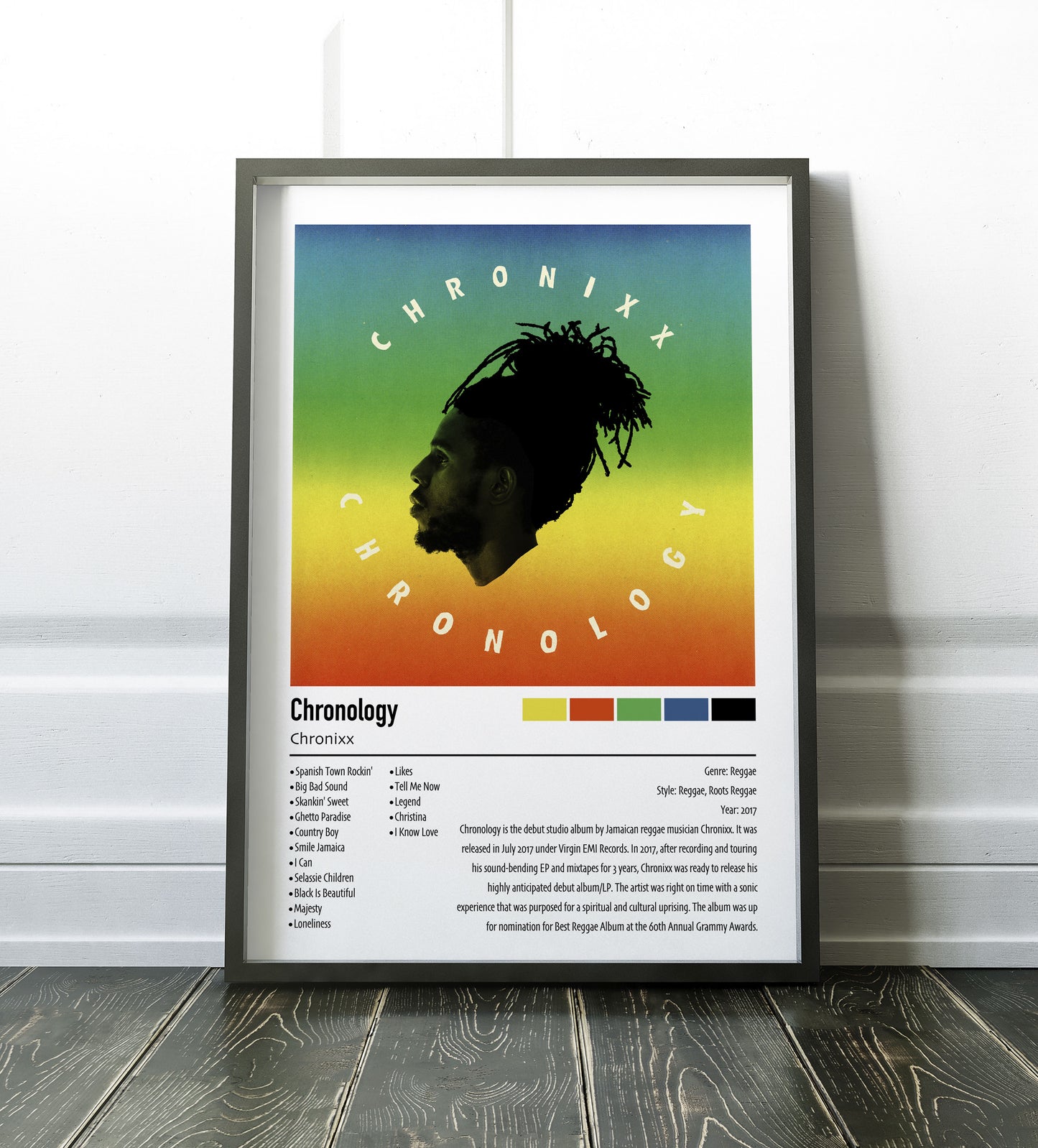 Chronixx | Chronology | Custom Album Cover Poster Print