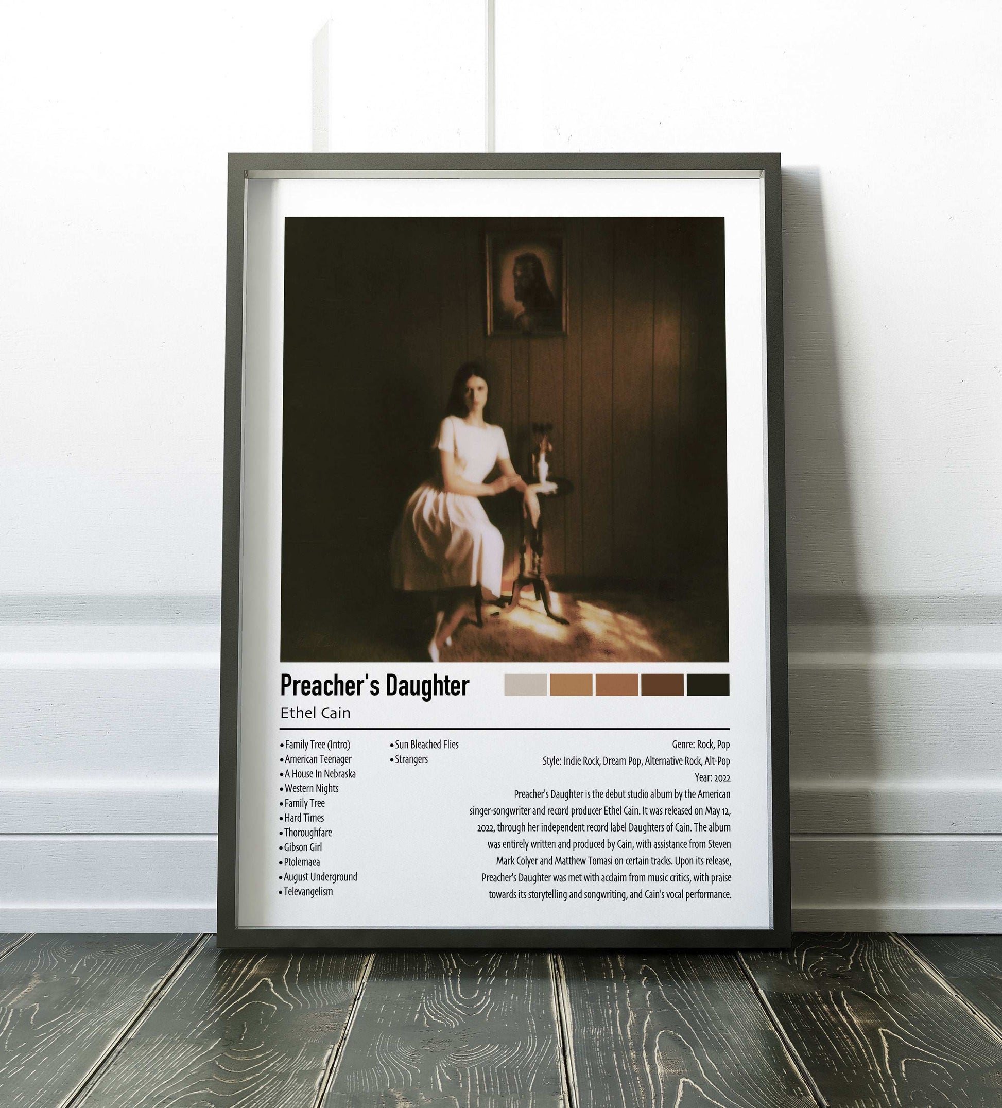 Ethel Cain | Preacher's Daughter | Custom Album Cover Poster Print