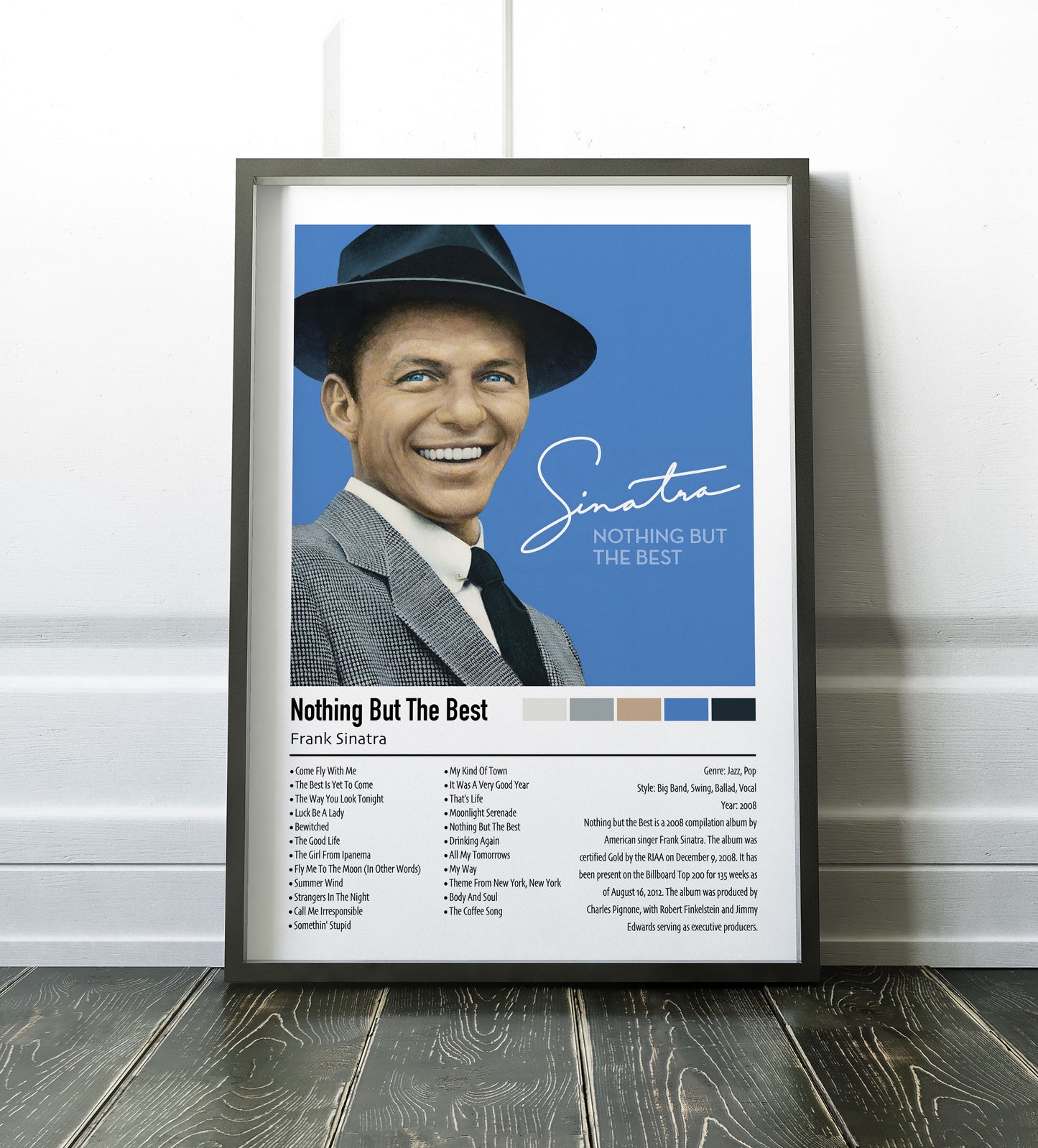 Frank Sinatra | Nothing But The Best | Custom Album Cover Poster Print