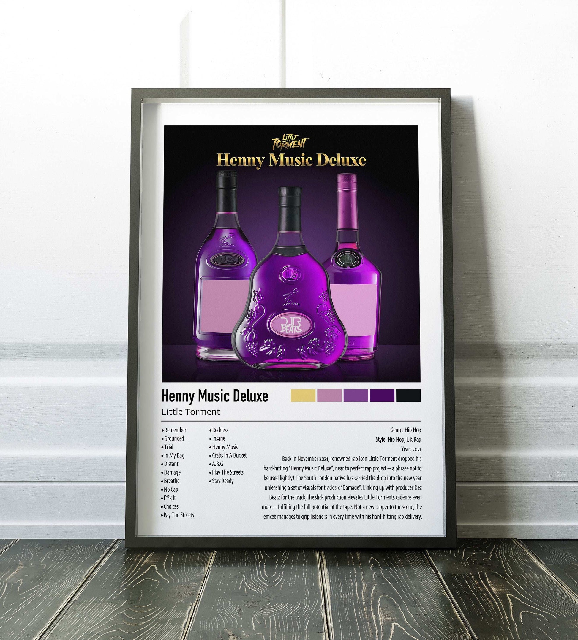 Little Torment | Henny Music Deluxe | Custom Album Cover Poster Print