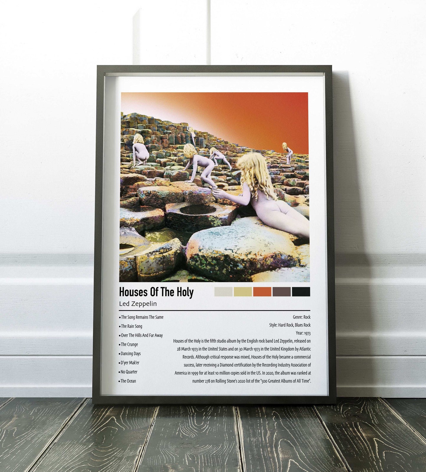 Led Zeppelin | House Of The Holy | Custom Album Cover Poster Print