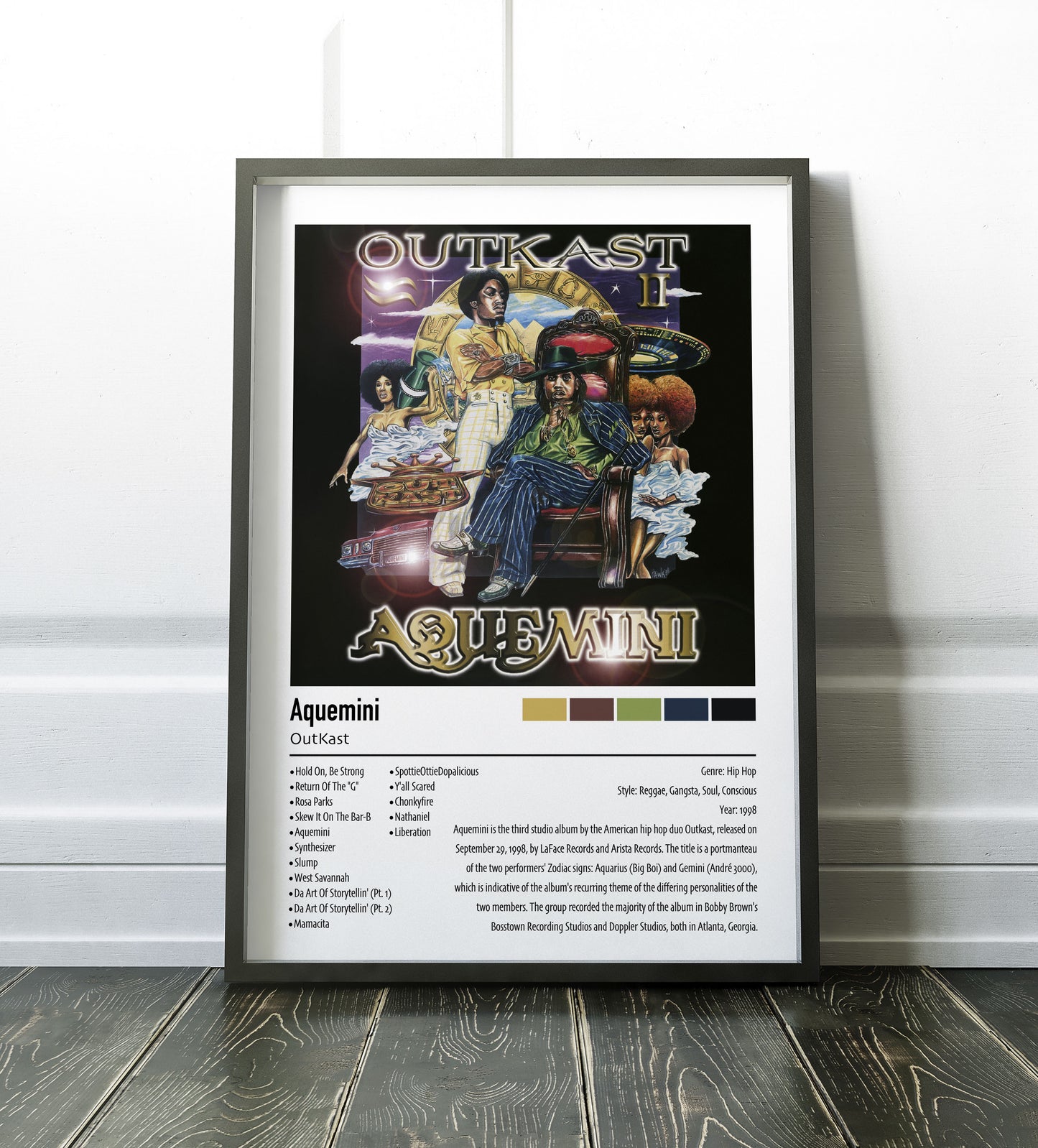 OutKast | Aquemini | Custom Album Cover Poster Print