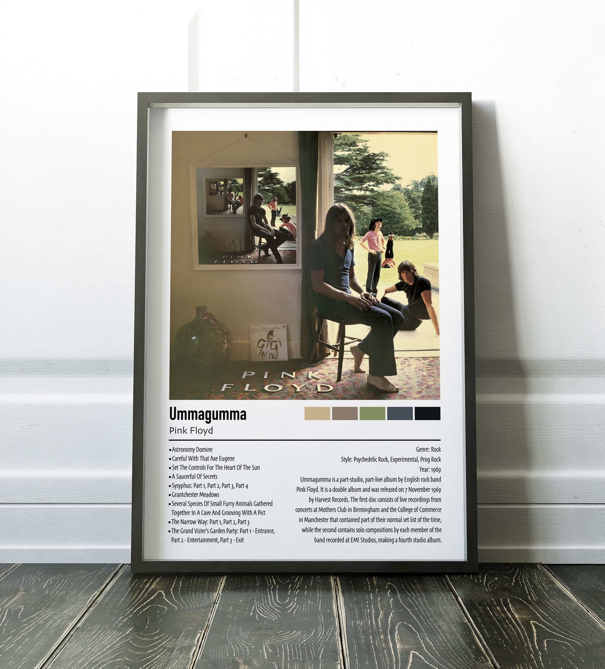 Pink Floyd | Ummagumma | Custom Album Cover Poster Print