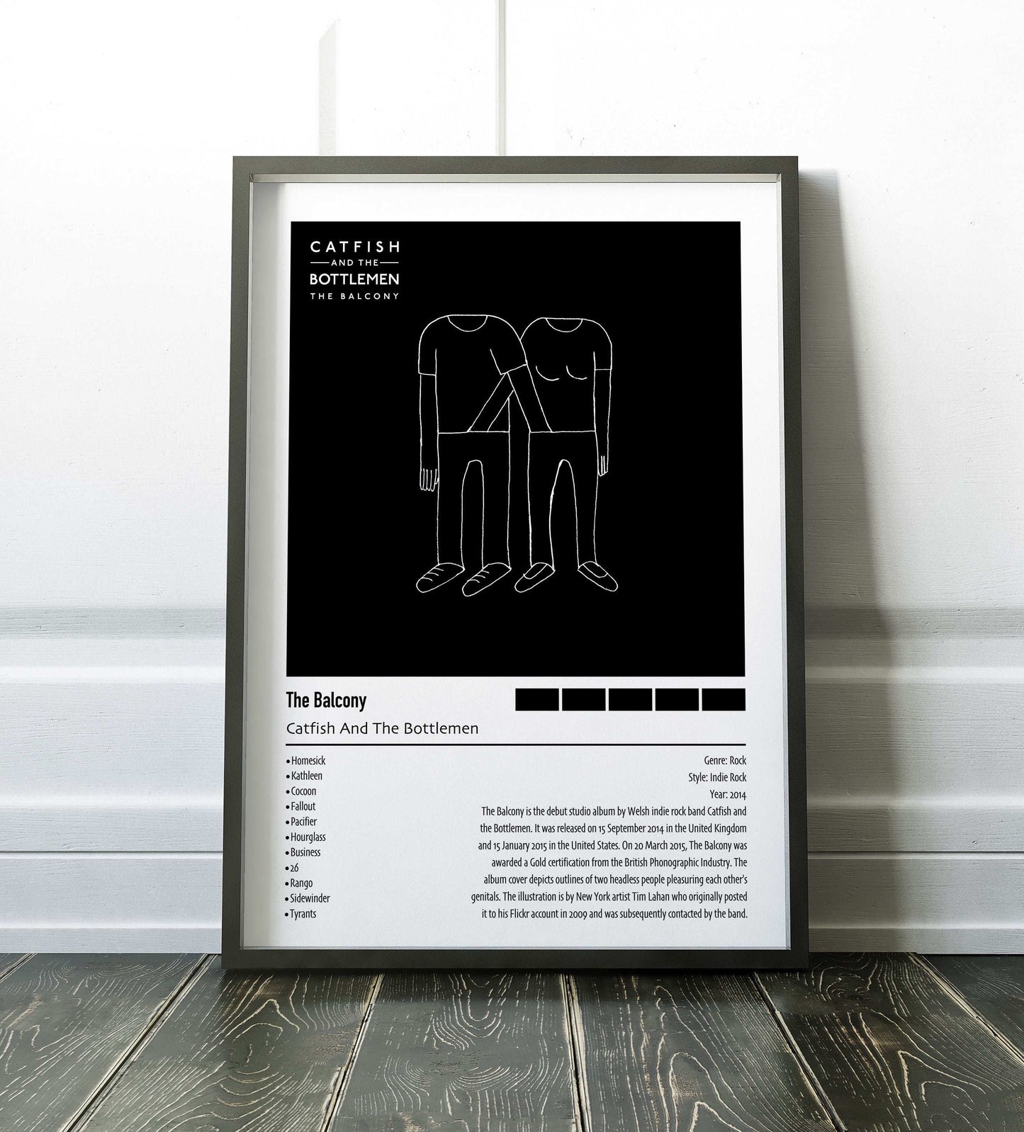Catfish And The Bottlemen | The Balcony | Custom Album Cover Poster Print