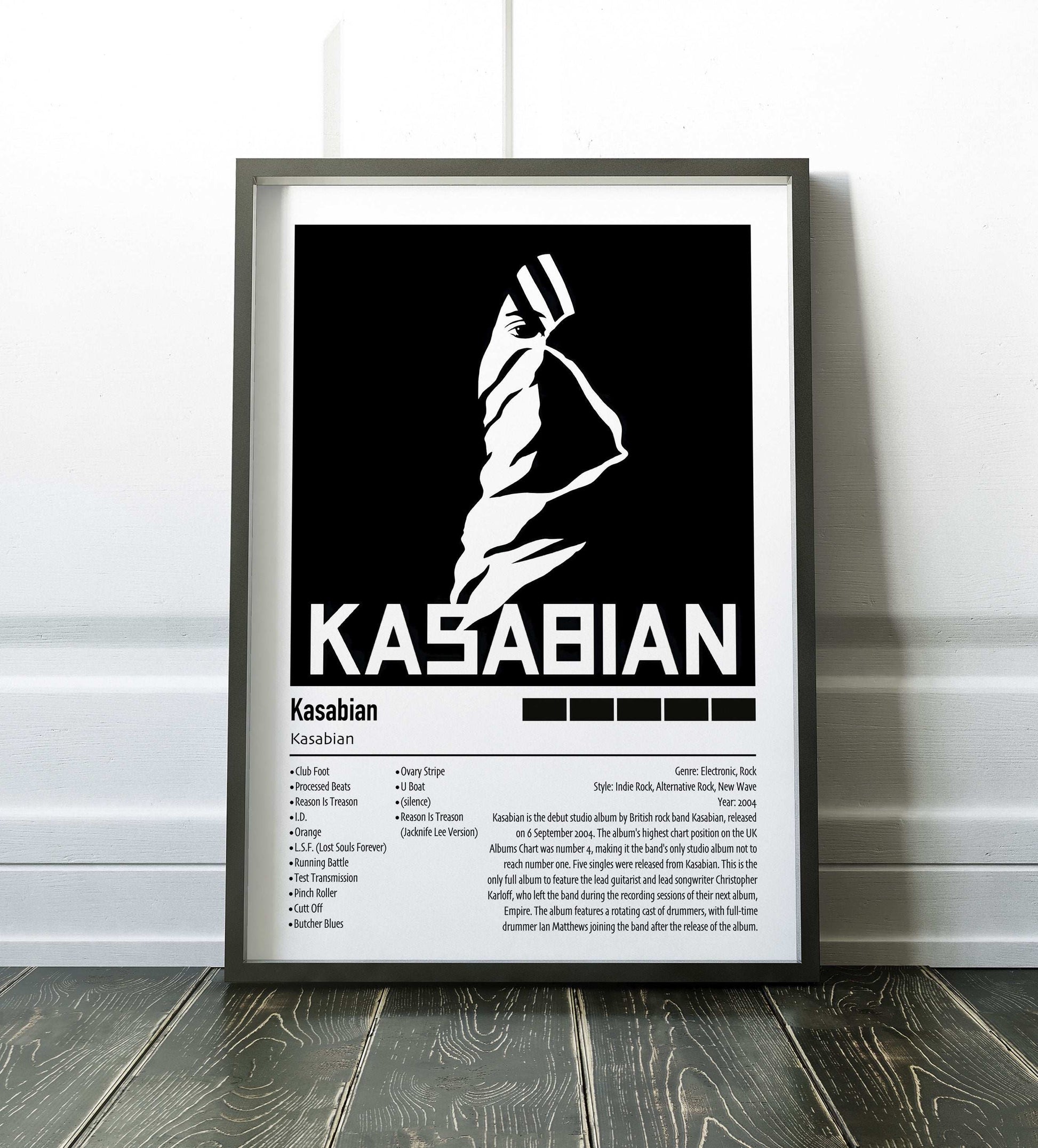 Kasabian | Kasabian | Custom Album Cover Poster Print
