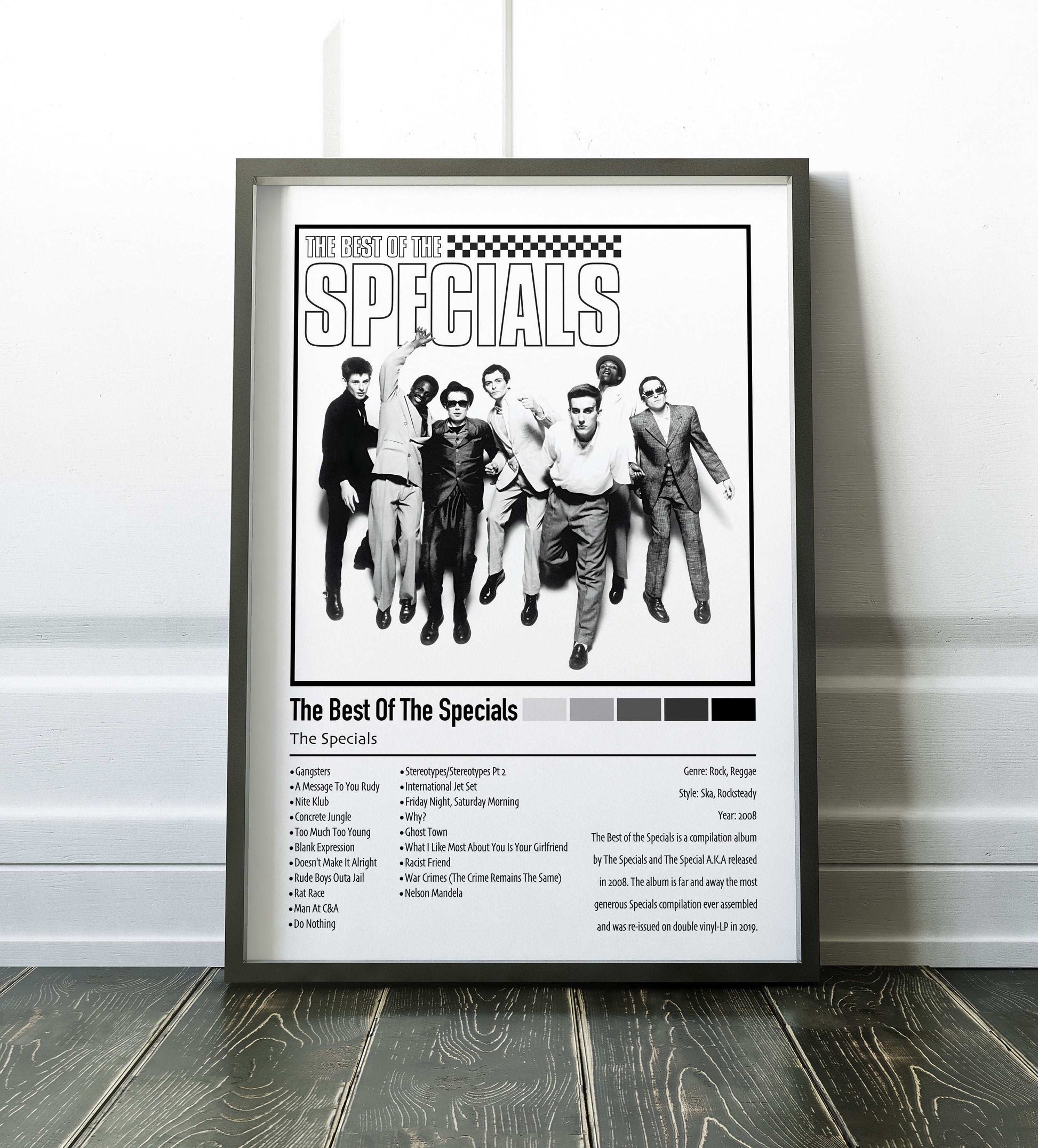 The Specials | The Best of The Specials | Custom Album Cover Poster Print