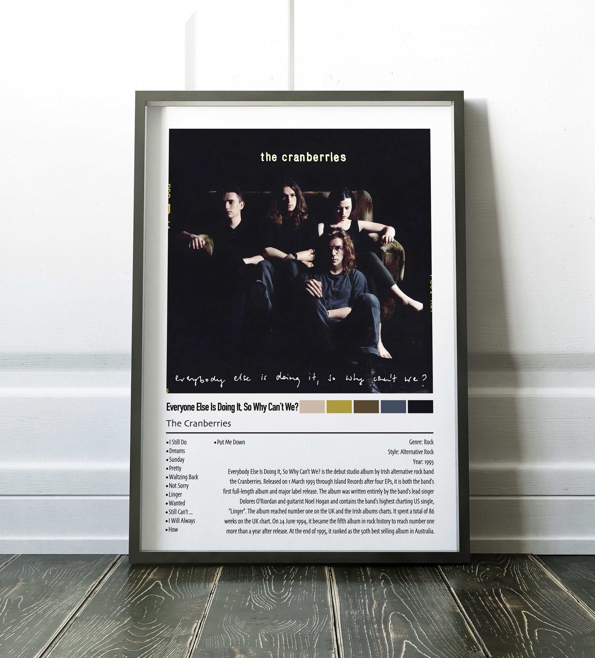 The Cranberries | Everyone Else Is Doing It. So Why Can't We | Custom Album Cover Poster Print