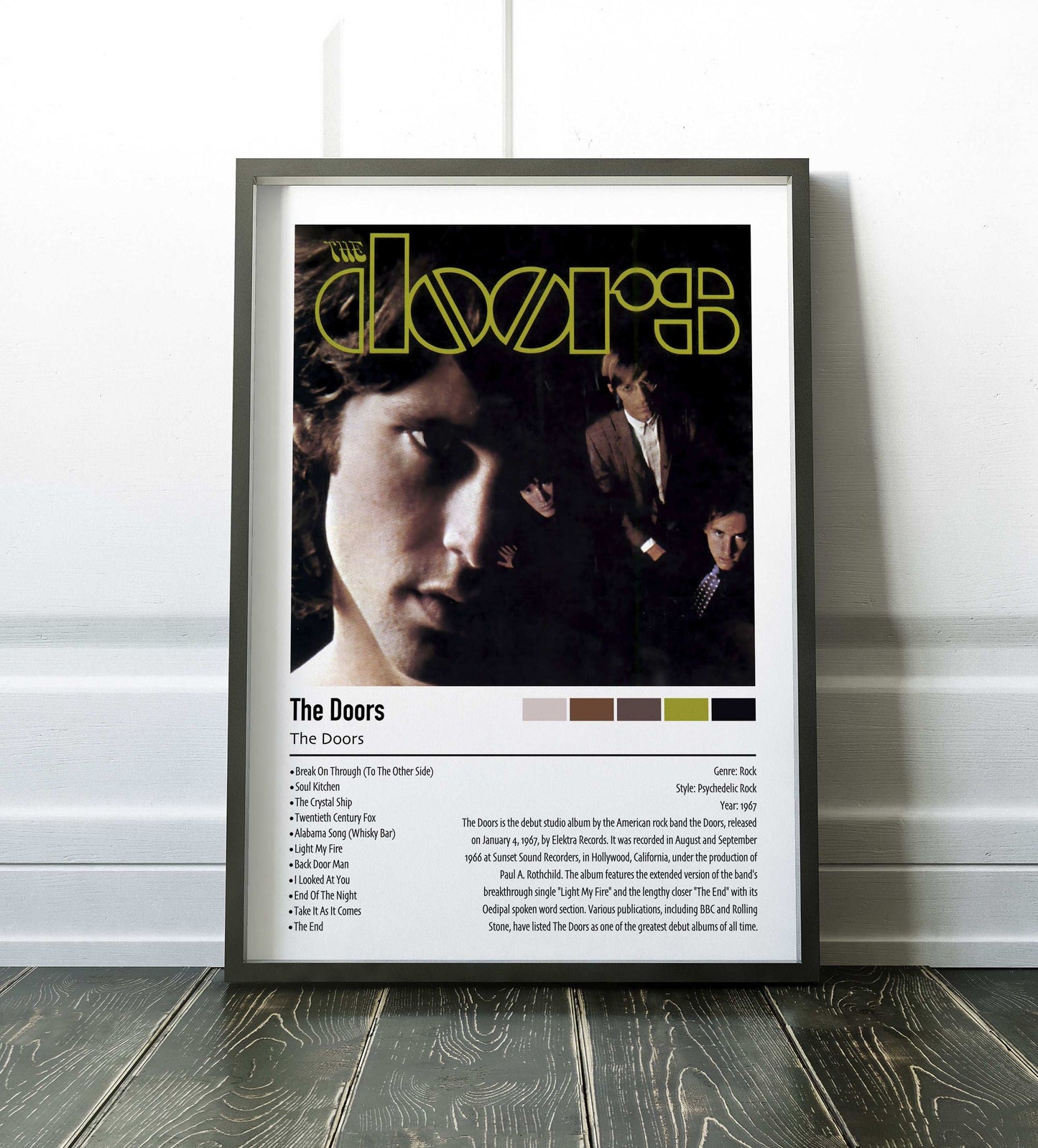 The Doors | The Doors | Custom Album Cover Poster Print