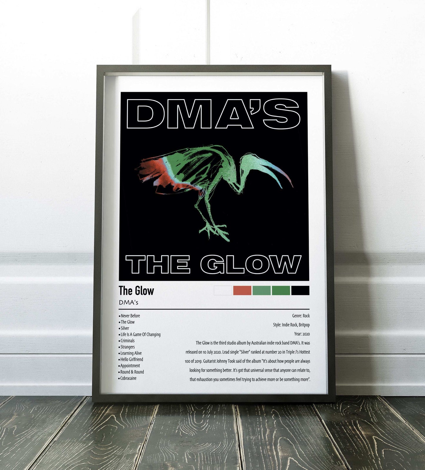DMA's | The Glow | Custom Album Cover Poster Print