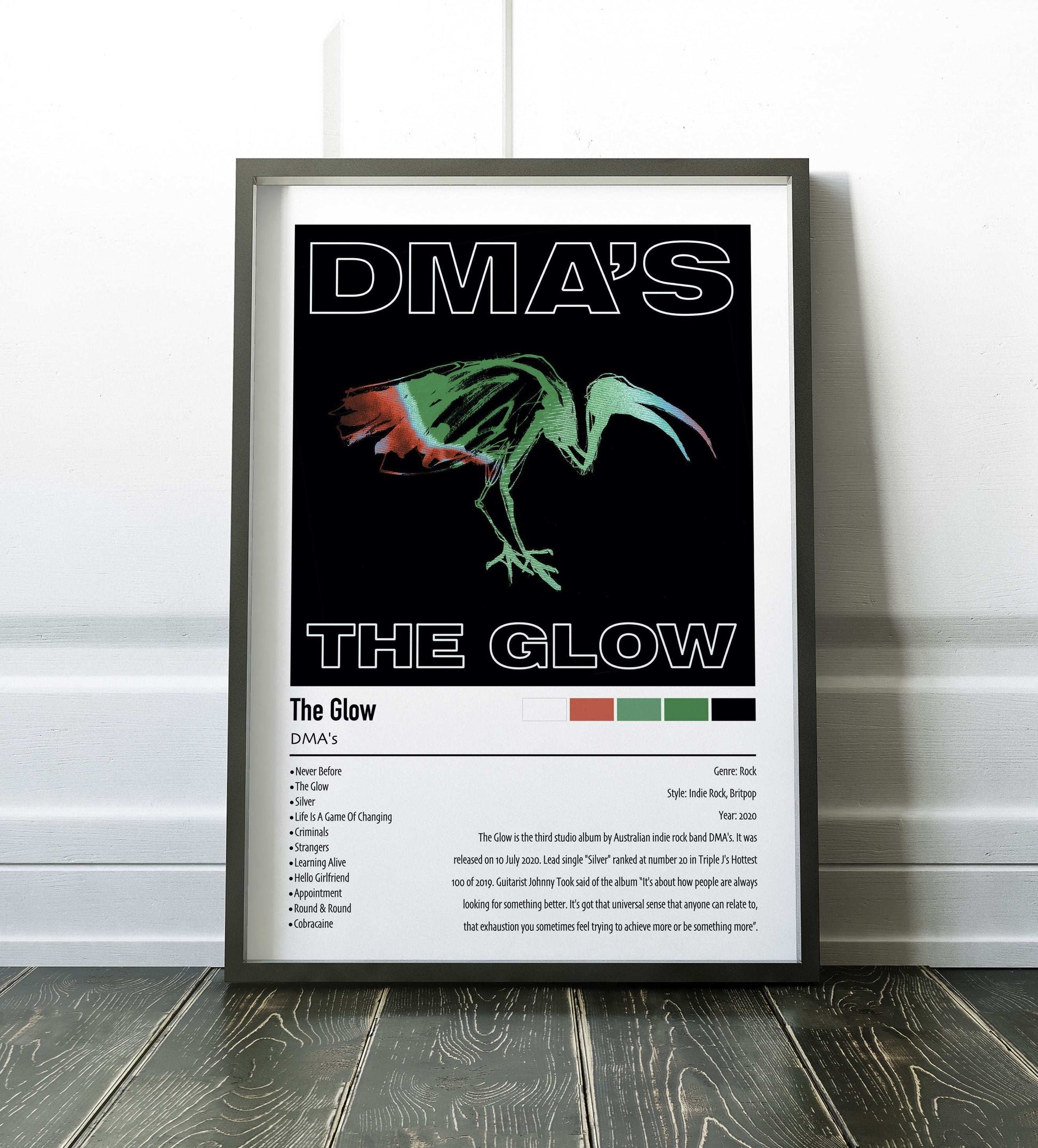 DMA's | The Glow | Custom Album Cover Poster Print