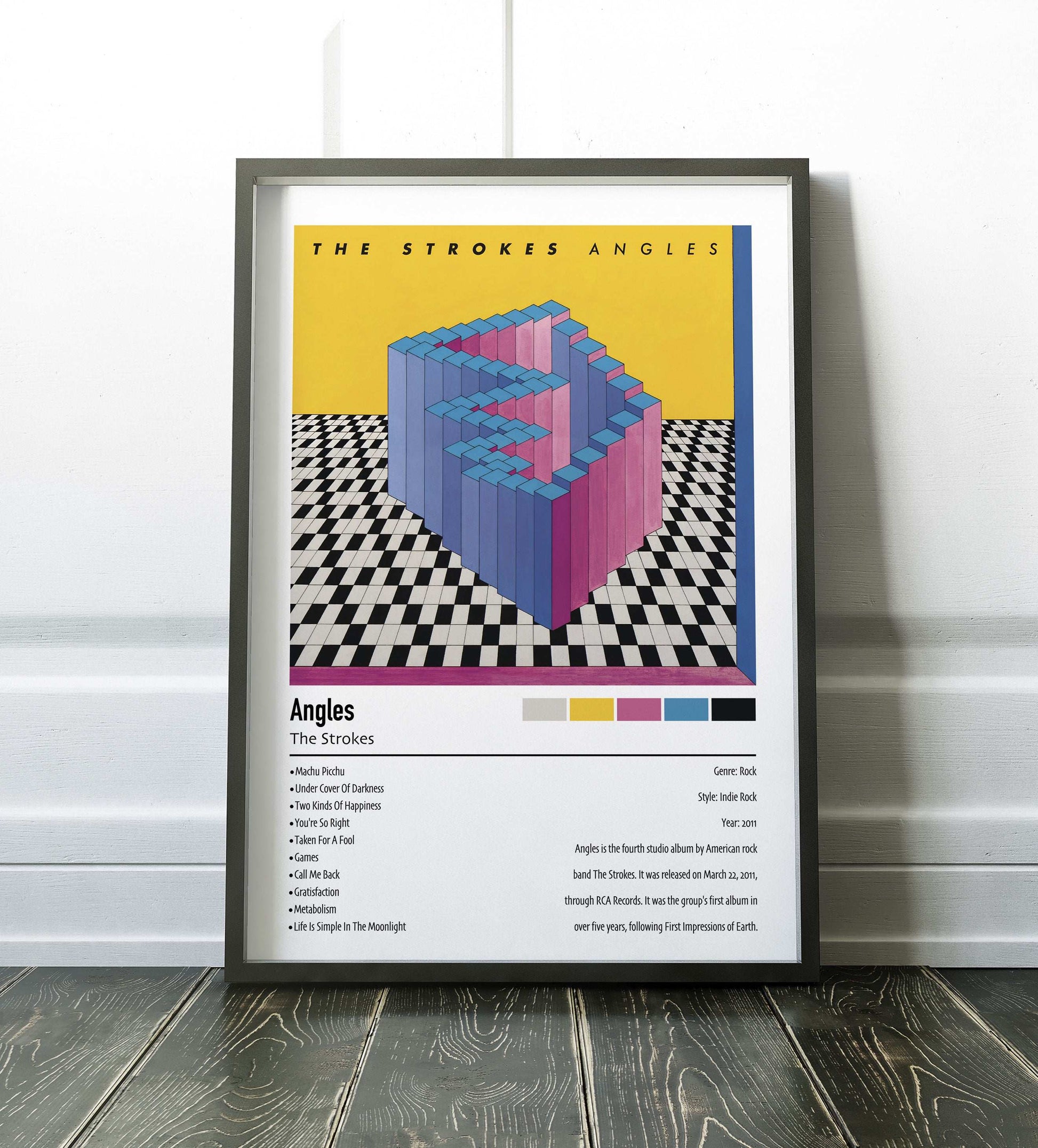 The Strokes | Angles | Custom Album Cover Poster Print