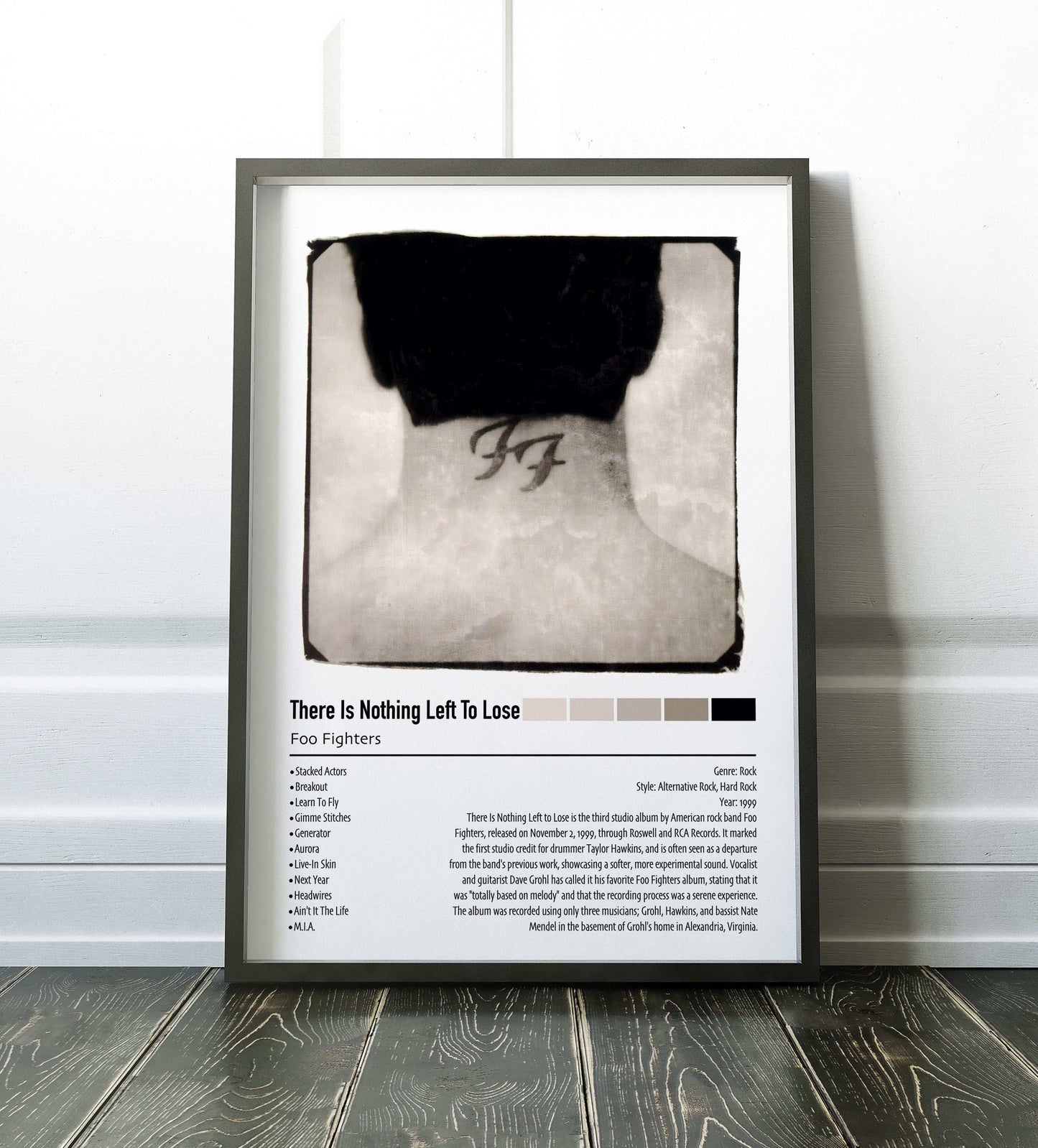 Foo Fighters | There Is Nothing Left To Lose | Custom Album Cover Poster Print