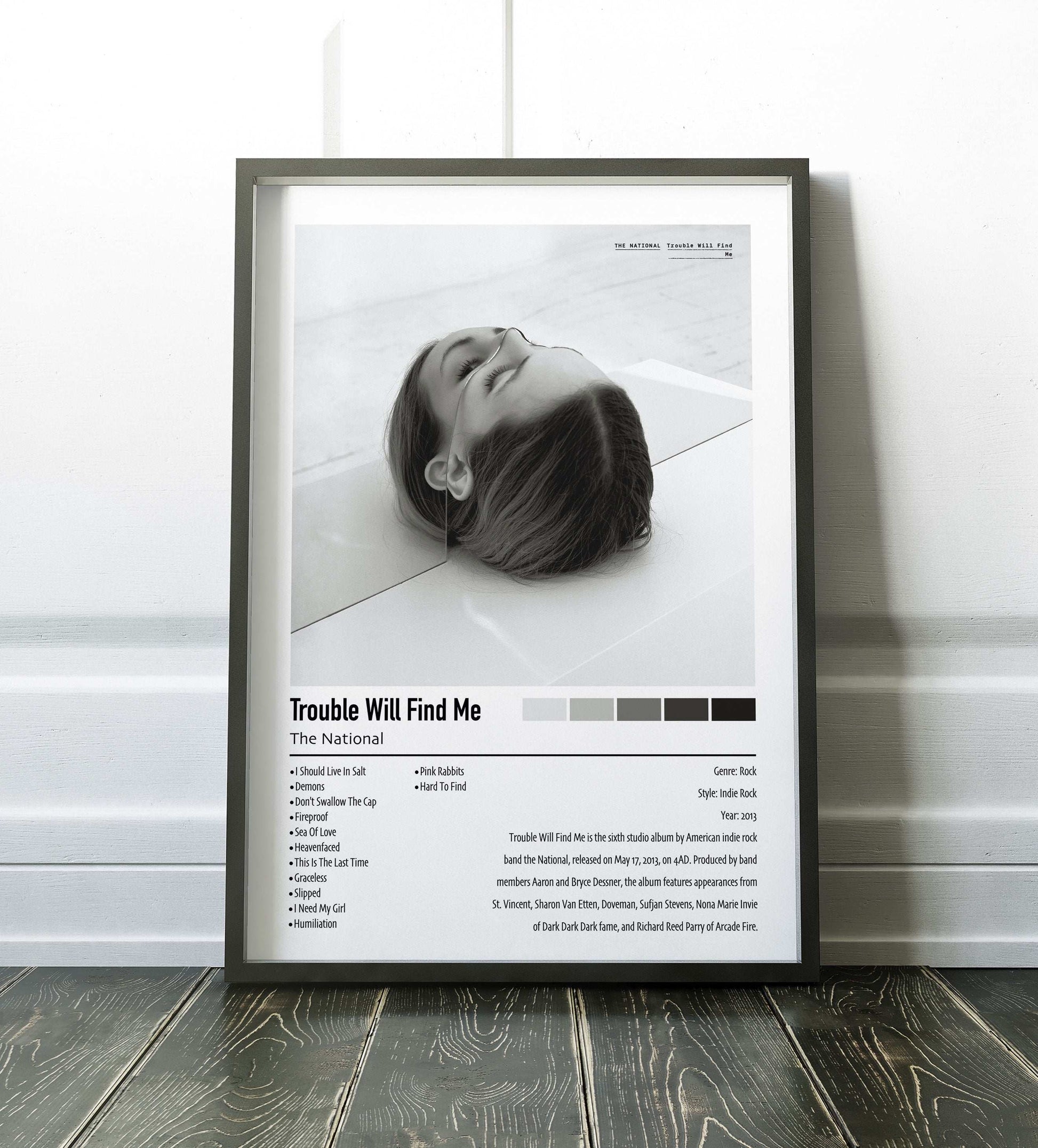 The National | Trouble Will Find Me | Custom Album Cover Poster Print