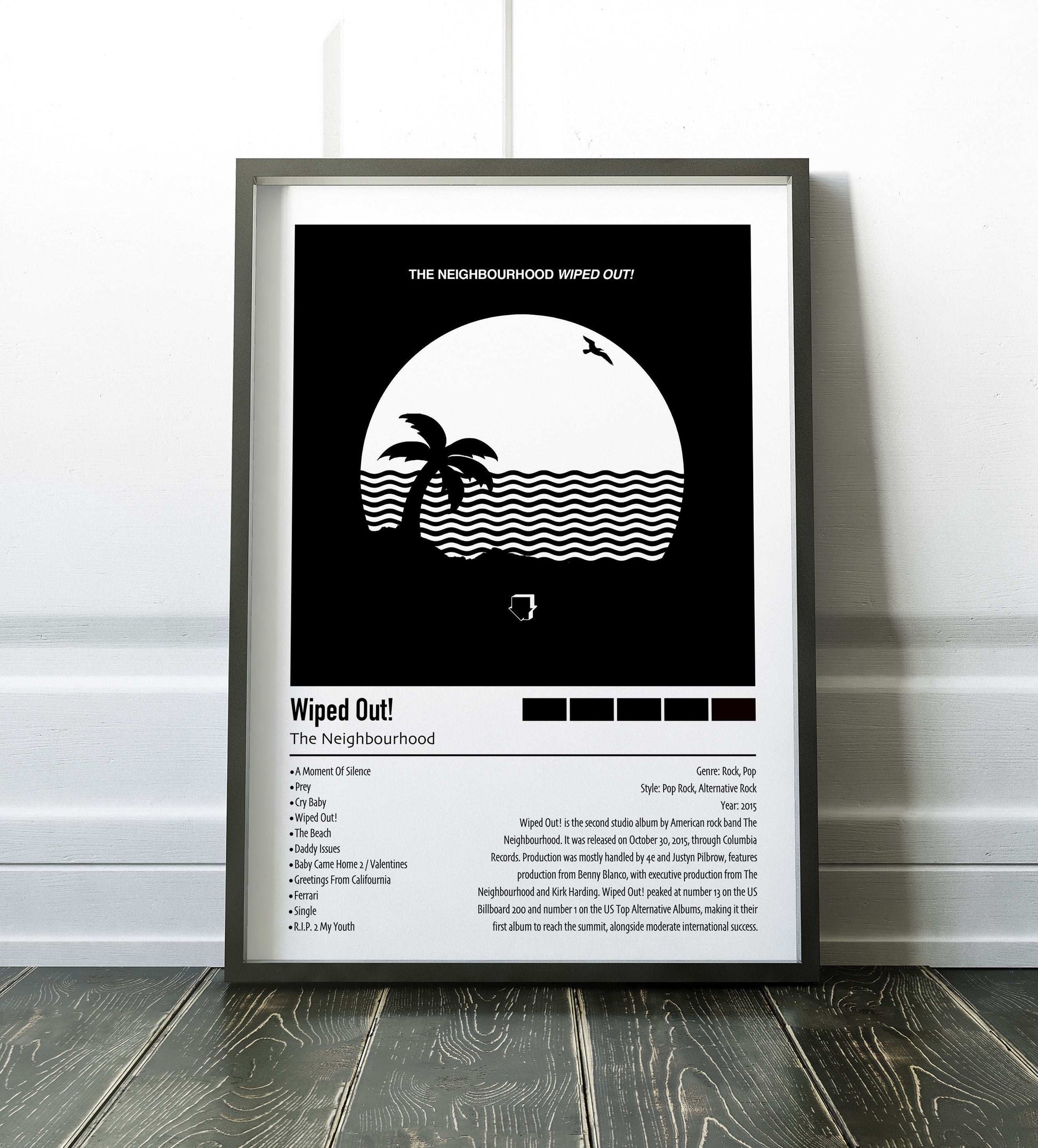 The Neighbourhood | Wiped Out! | Custom Album Cover Poster Print