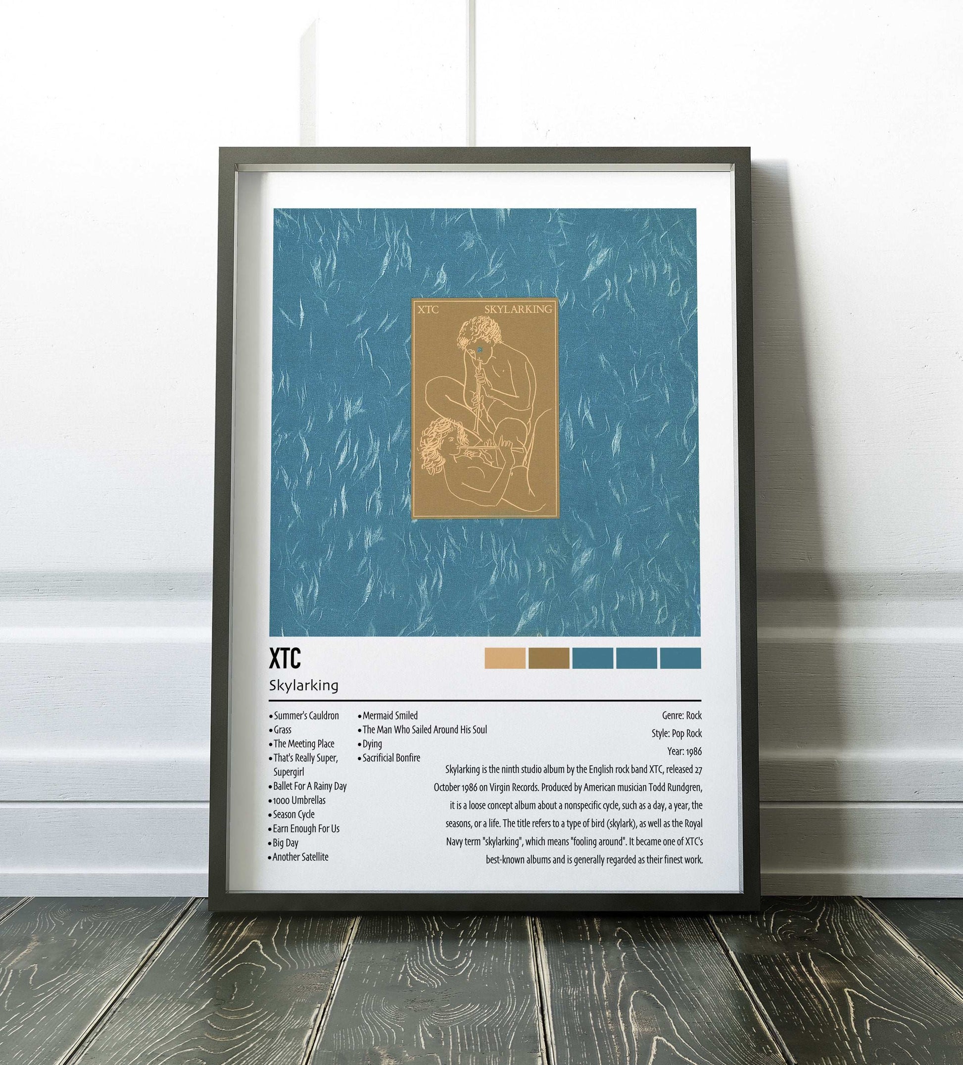 Skylarking | XTC | Custom Album Cover Poster Print