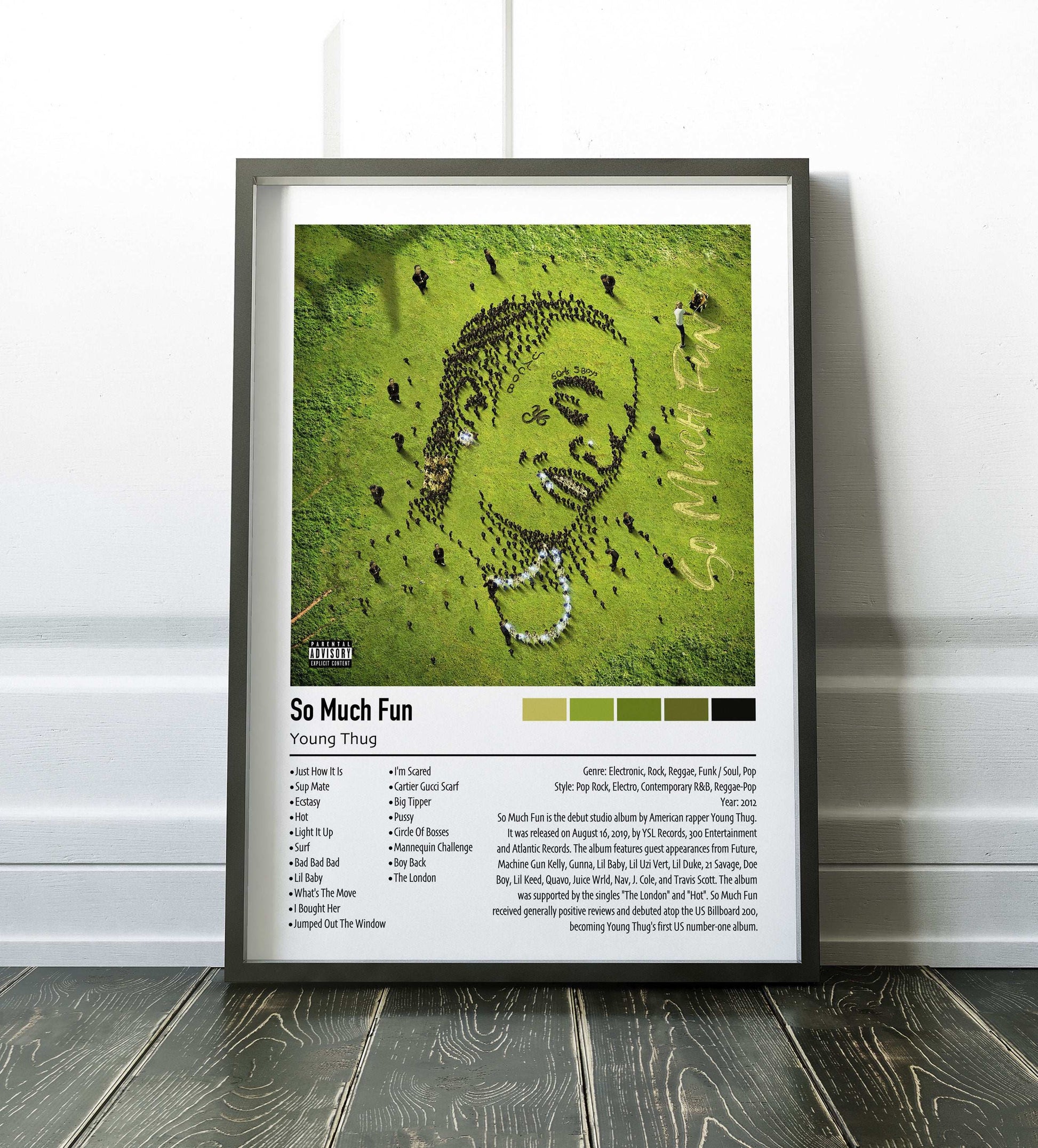 Young Thug | So Much Fun | Custom Album Cover Poster Print