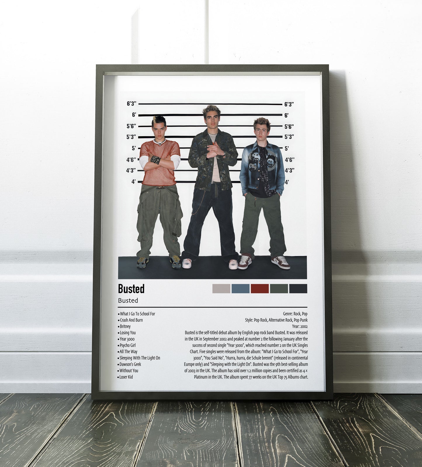 Busted | Busted | Custom Album Cover Poster Print