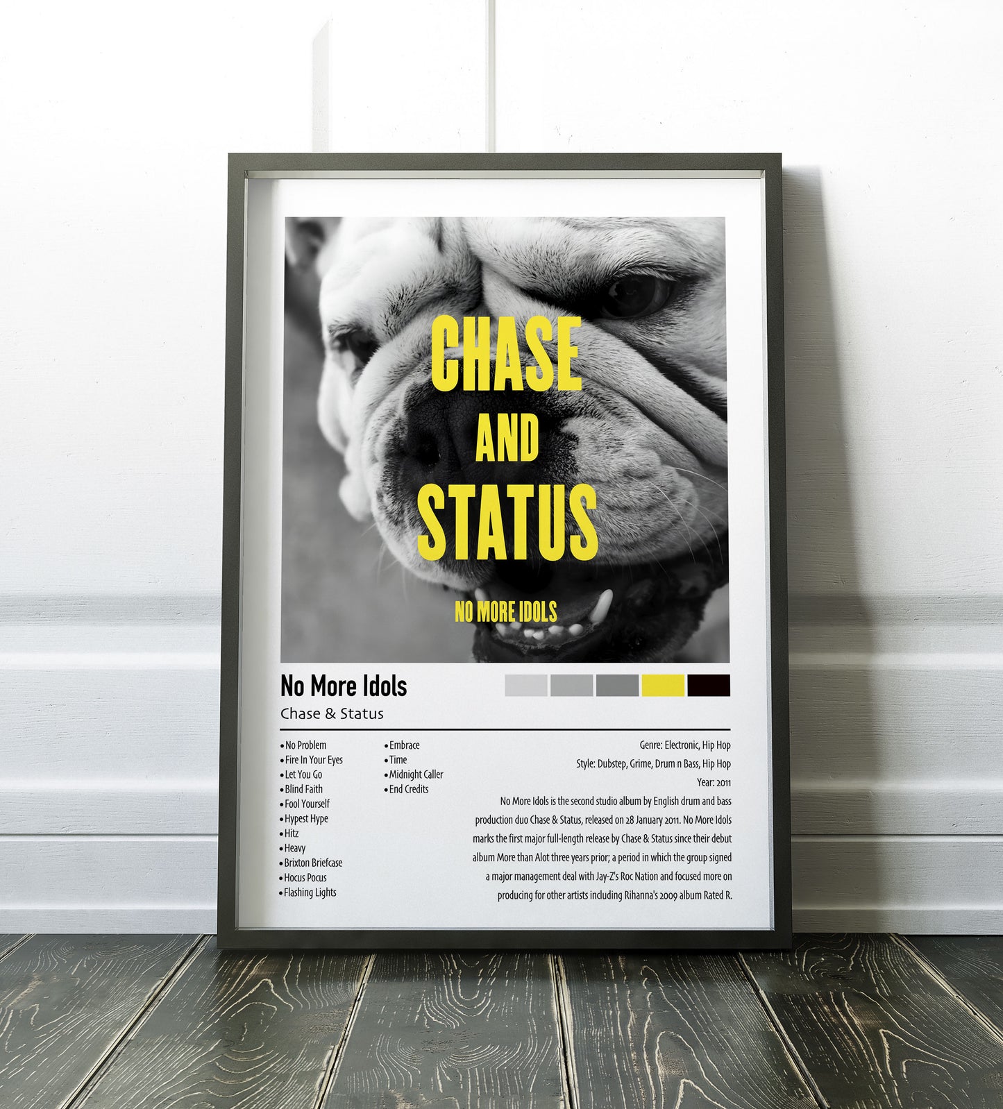 Chase & Status | No More Idols | Custom Album Cover Poster Print