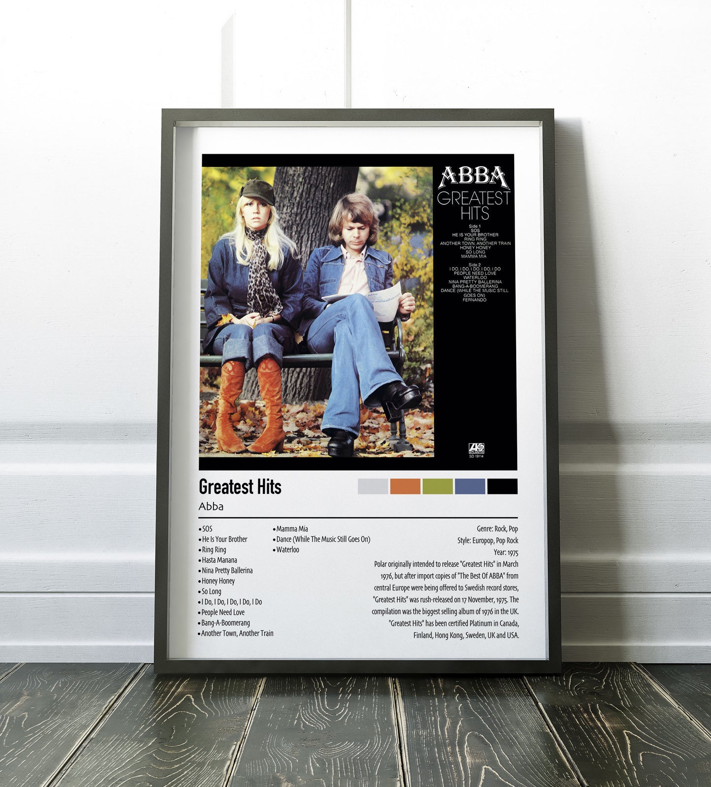 ABBA | Greatest Hits | Custom Album Cover Poster Print