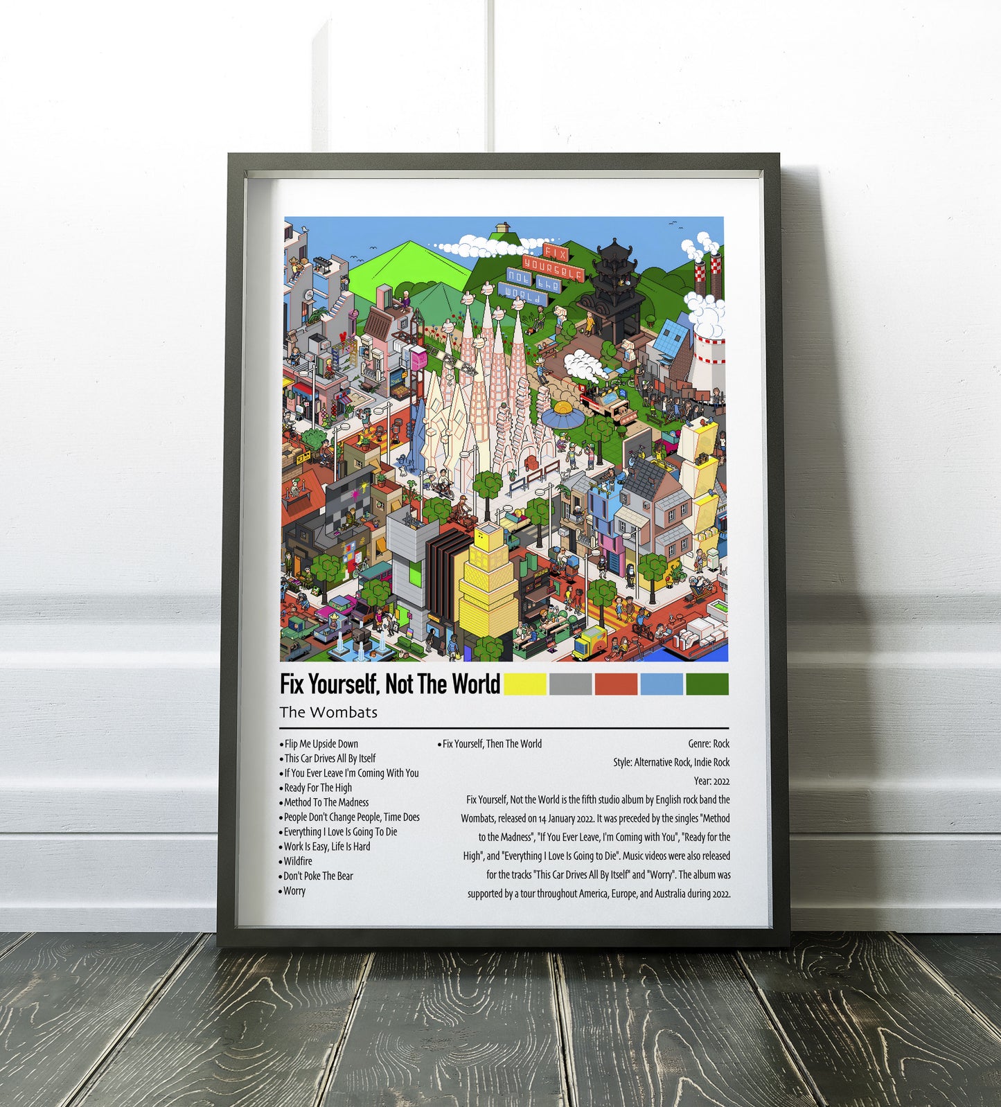Wombats | Fix Yourself, Not The World | Custom Album Cover Poster Print