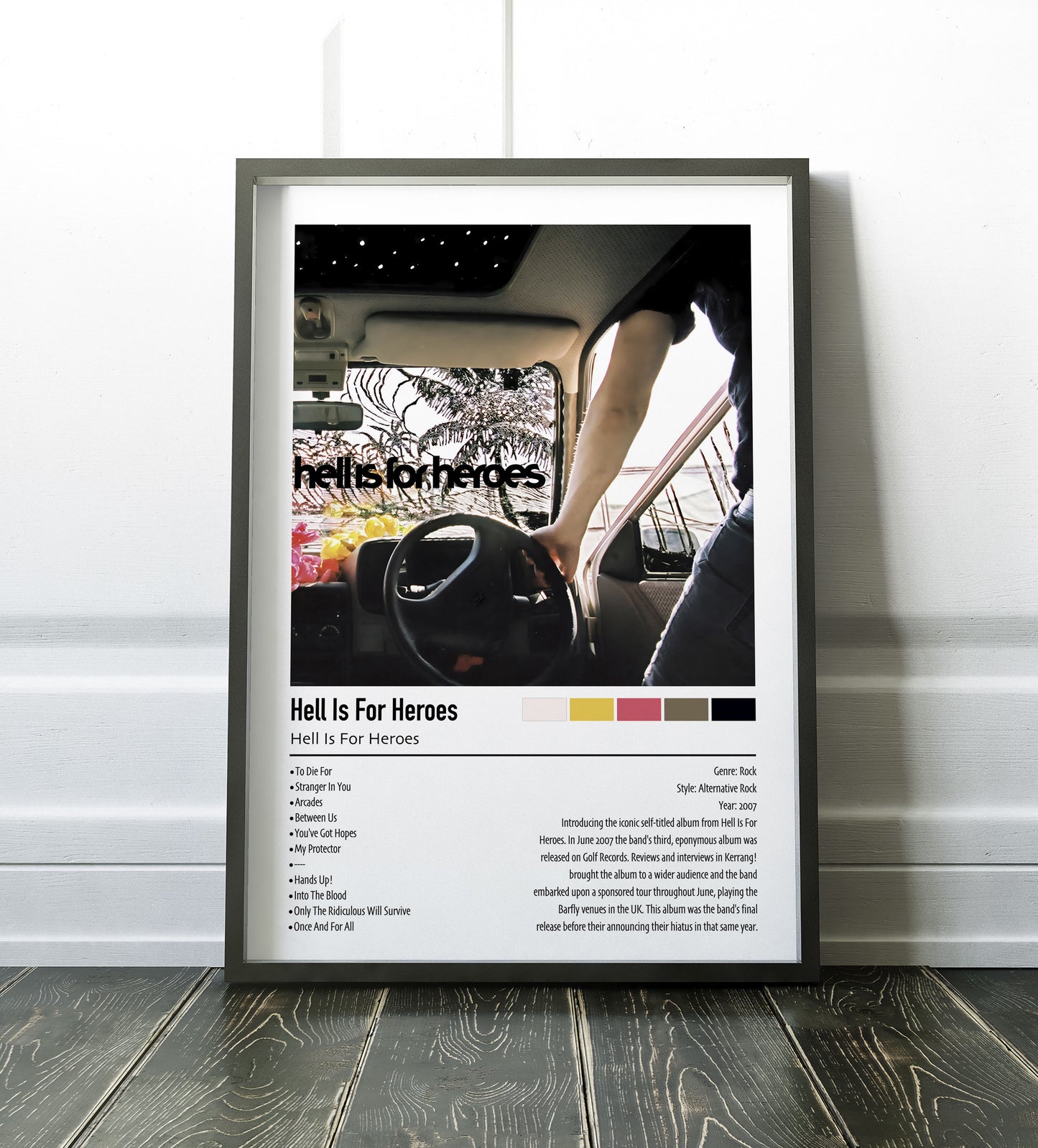 Hell Is For Heroes | Hell Is For Heroes | Custom Album Cover Poster Print