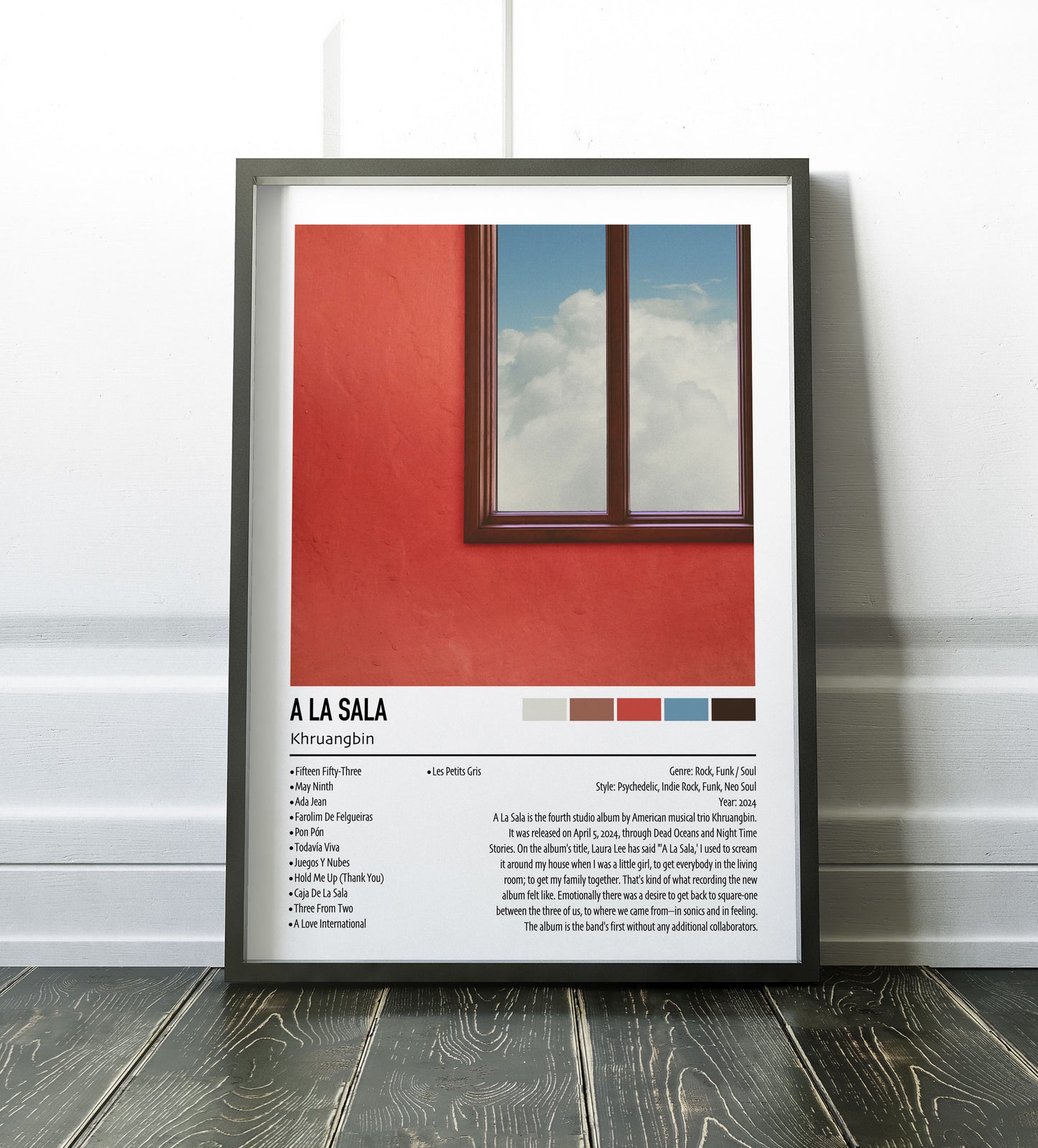 Khruangbin | A LA SALA | Custom Album Cover Poster Print