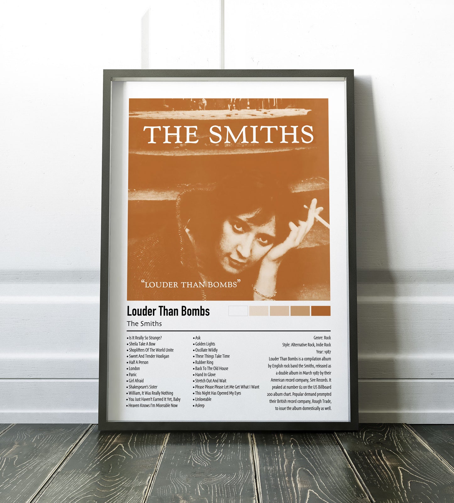 The Smiths | Louder Than Bombs | Custom Album Cover Poster Print