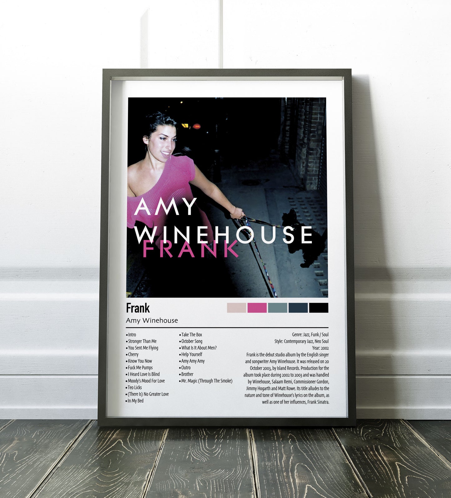 Amy Winehouse | Frank | Custom Album Cover Poster Print