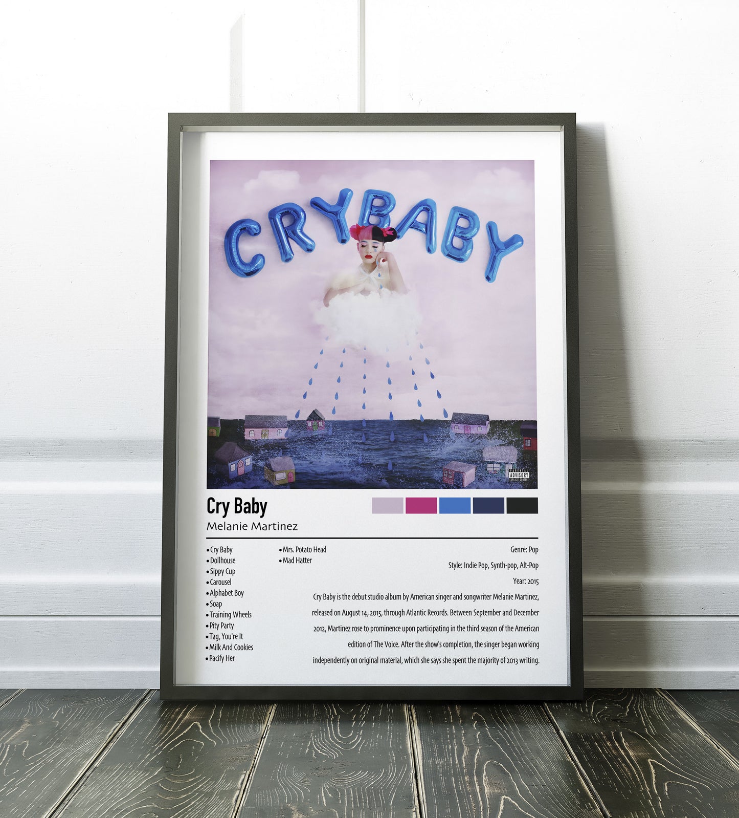 Melanie Martinez | Cry Baby | Custom Album Cover Poster Print