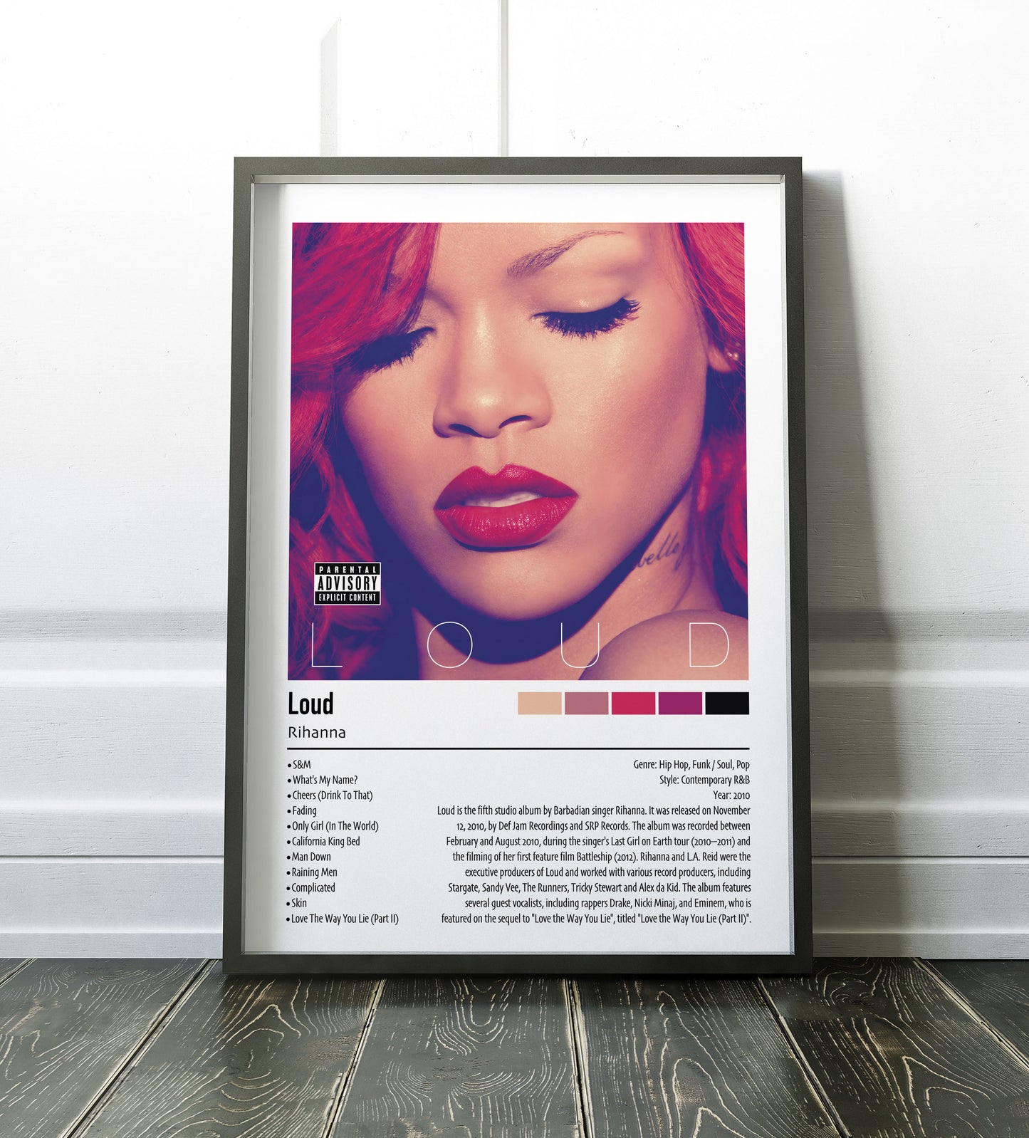 Rihanna | Loud | Custom Album Cover Poster Print