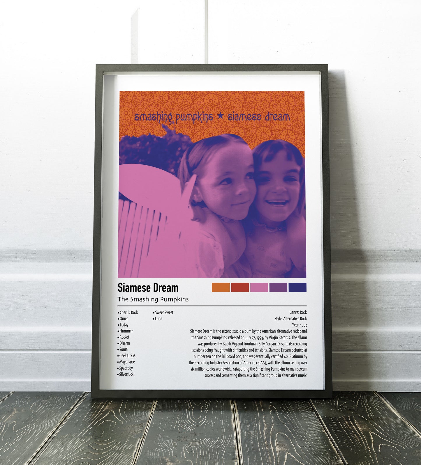 The Smashing Pumpkins | Siamese Dream | Custom Album Cover Poster Print