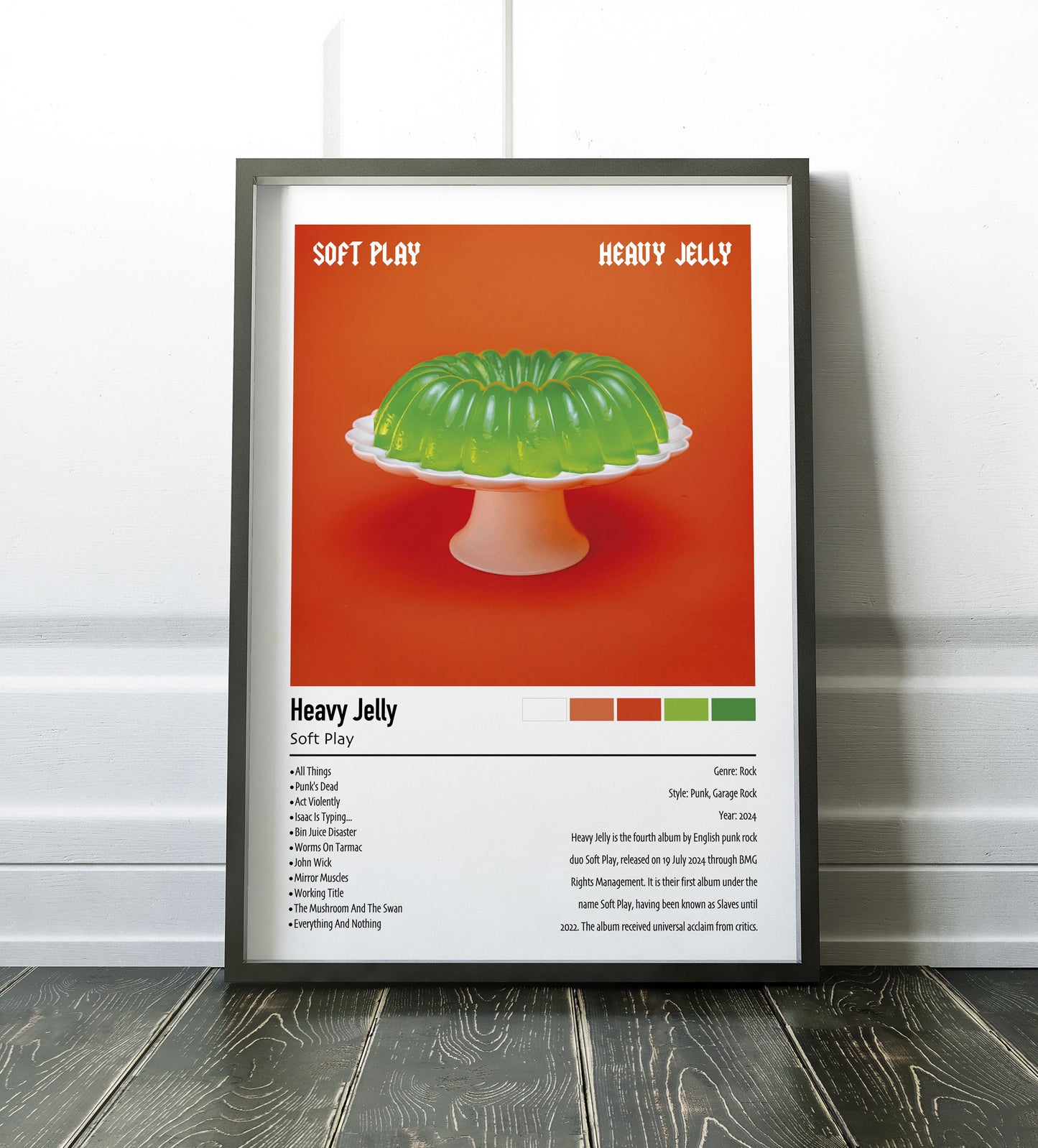 Soft Play | Heavy Jelly | Custom Album Cover Poster Print