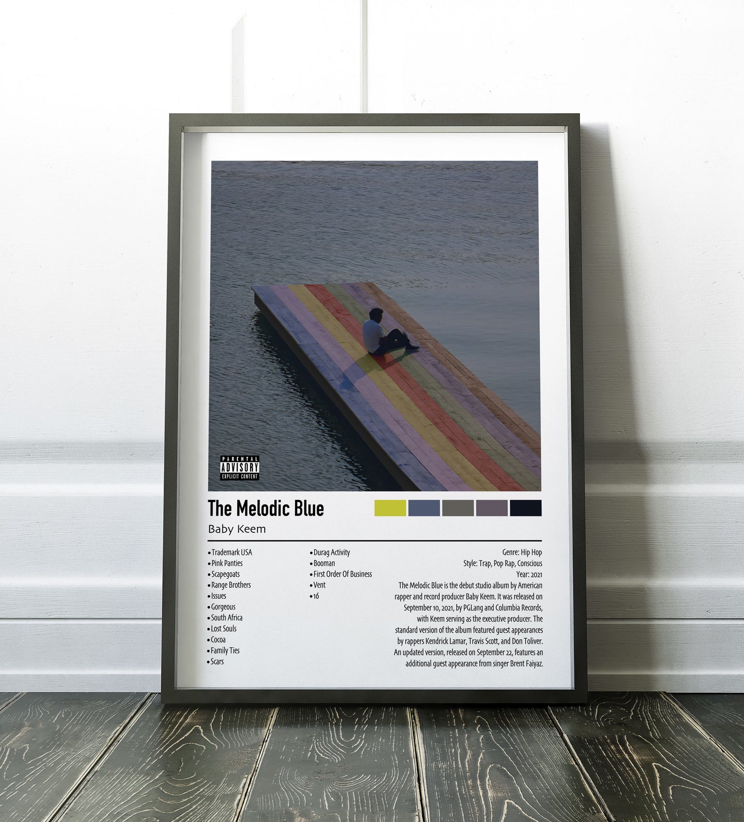 Baby Keem | The Melodic Blue | Custom Album Cover Poster Print