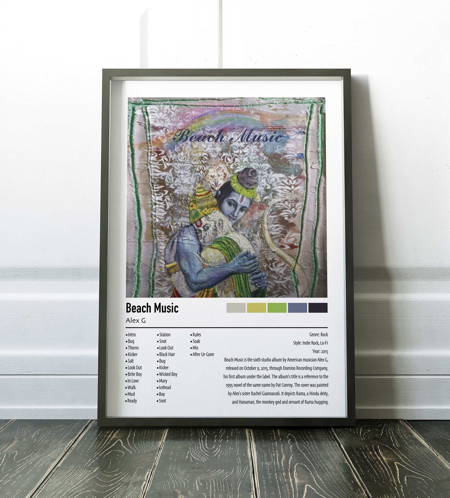 Alex G | Beach Music | Custom Album Cover Poster Print