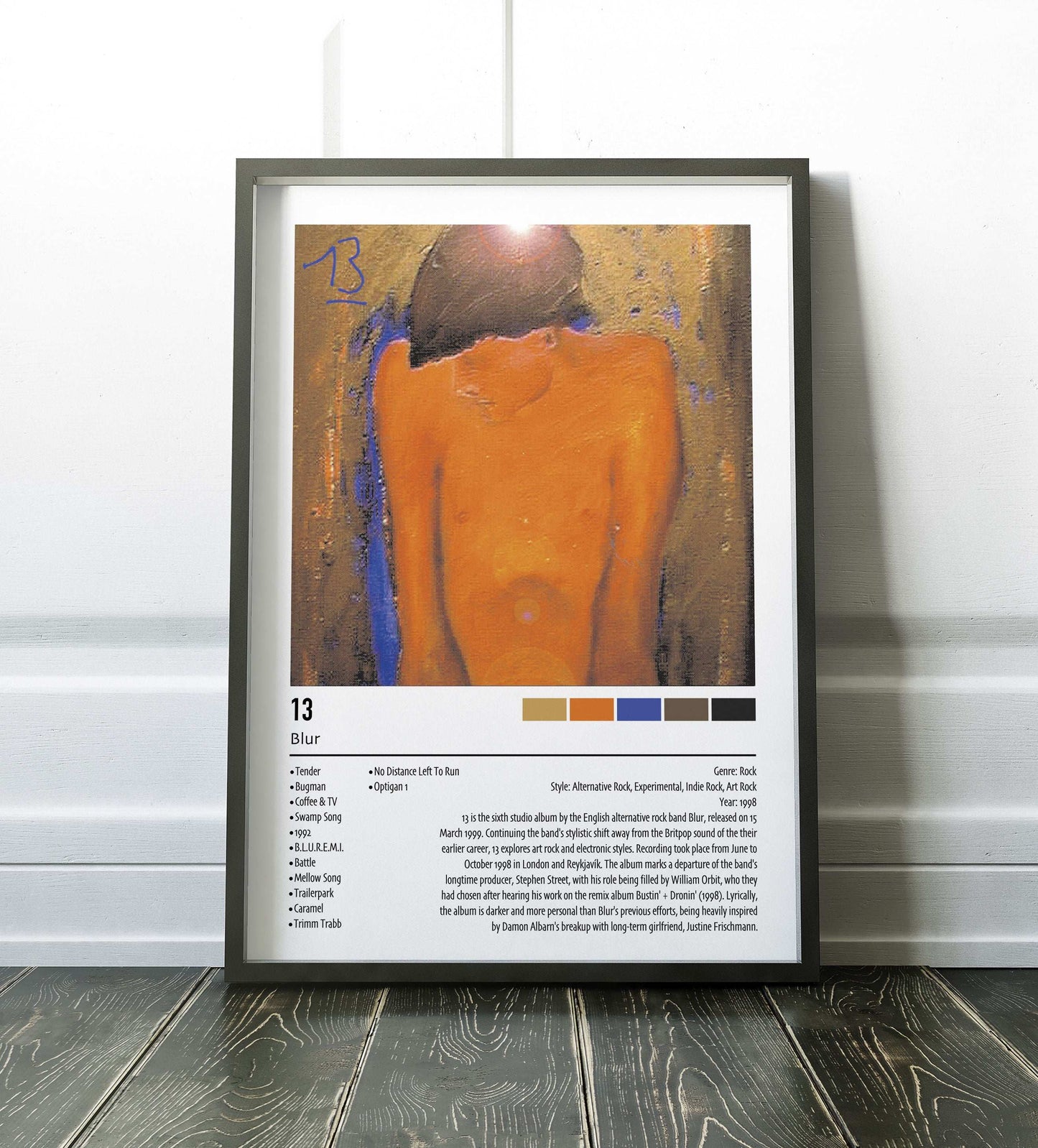 Blur | 13 | Custom Album Cover Poster Print