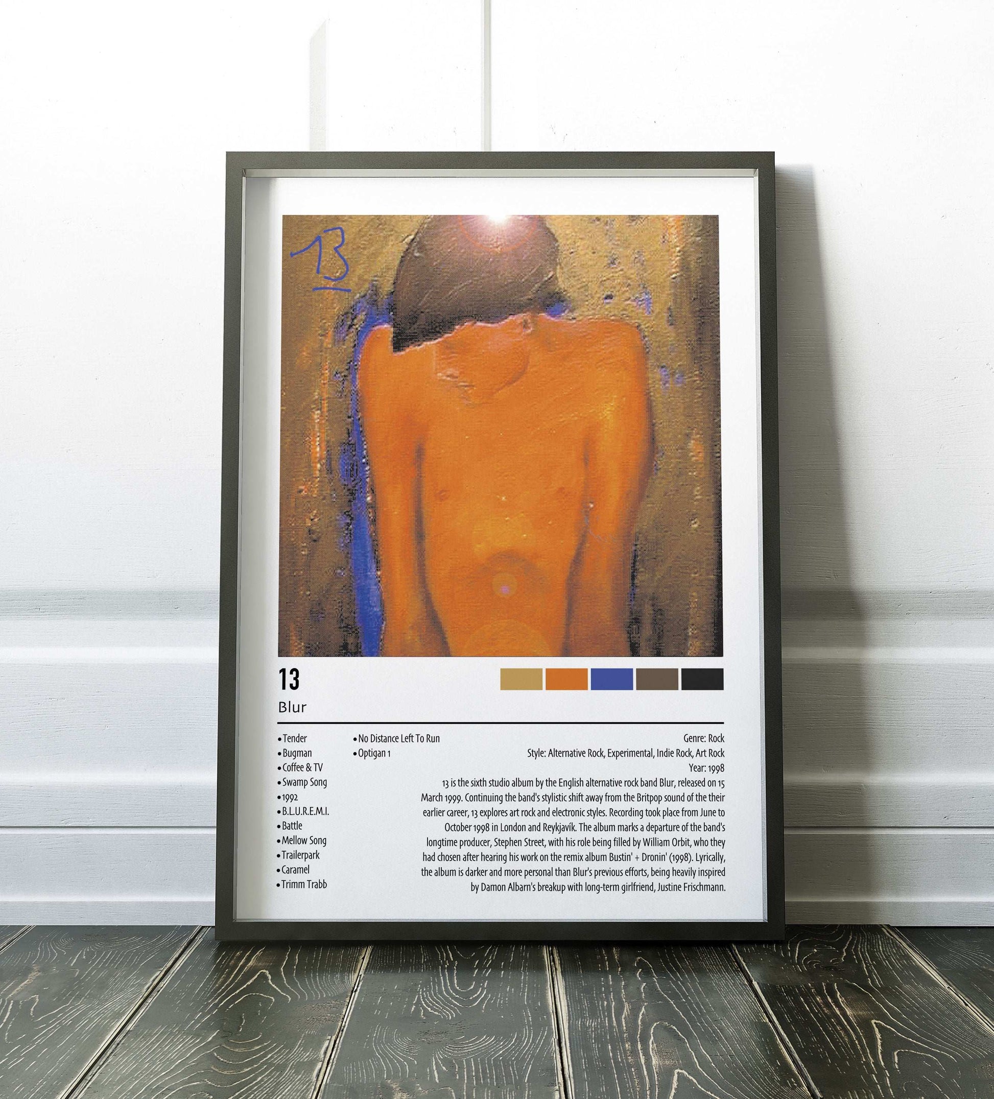 Blur | 13 | Custom Album Cover Poster Print