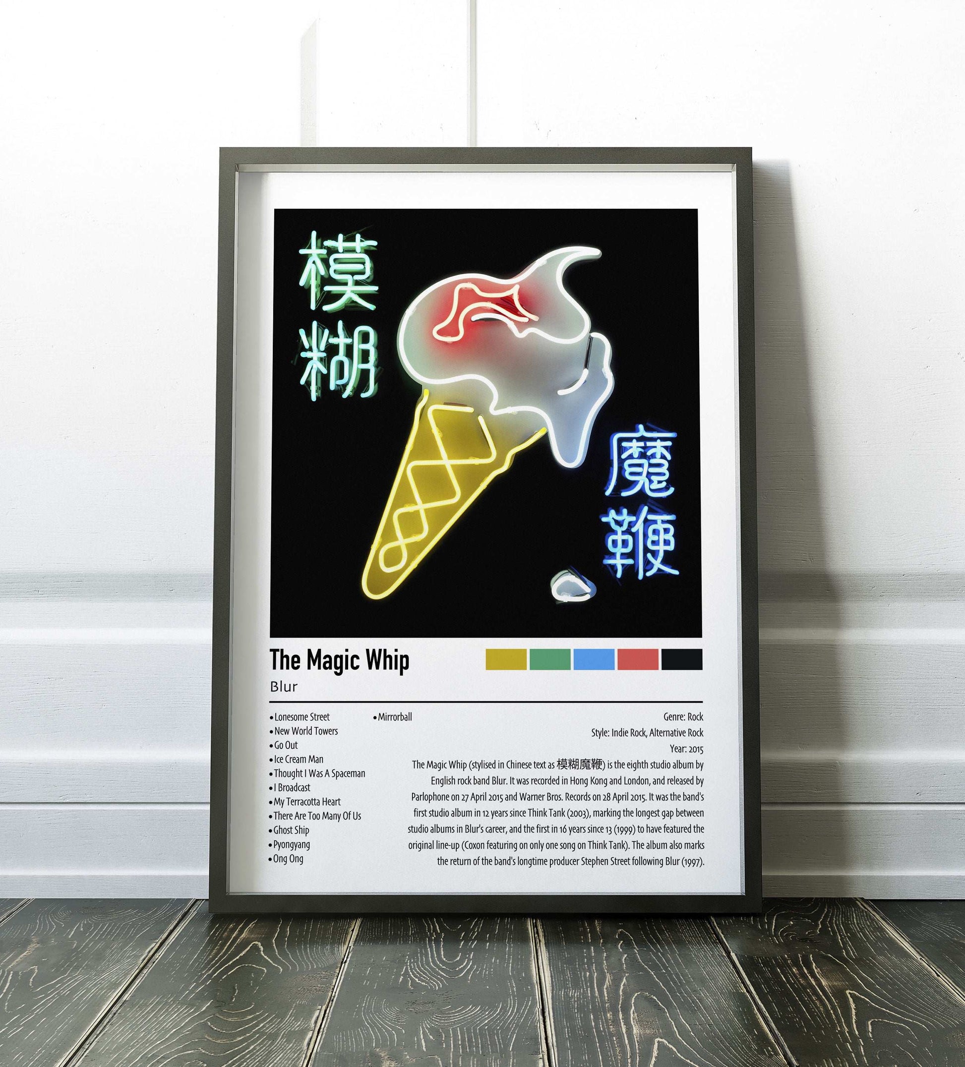 Blur | The Magic Whip | Custom Album Cover Poster Print