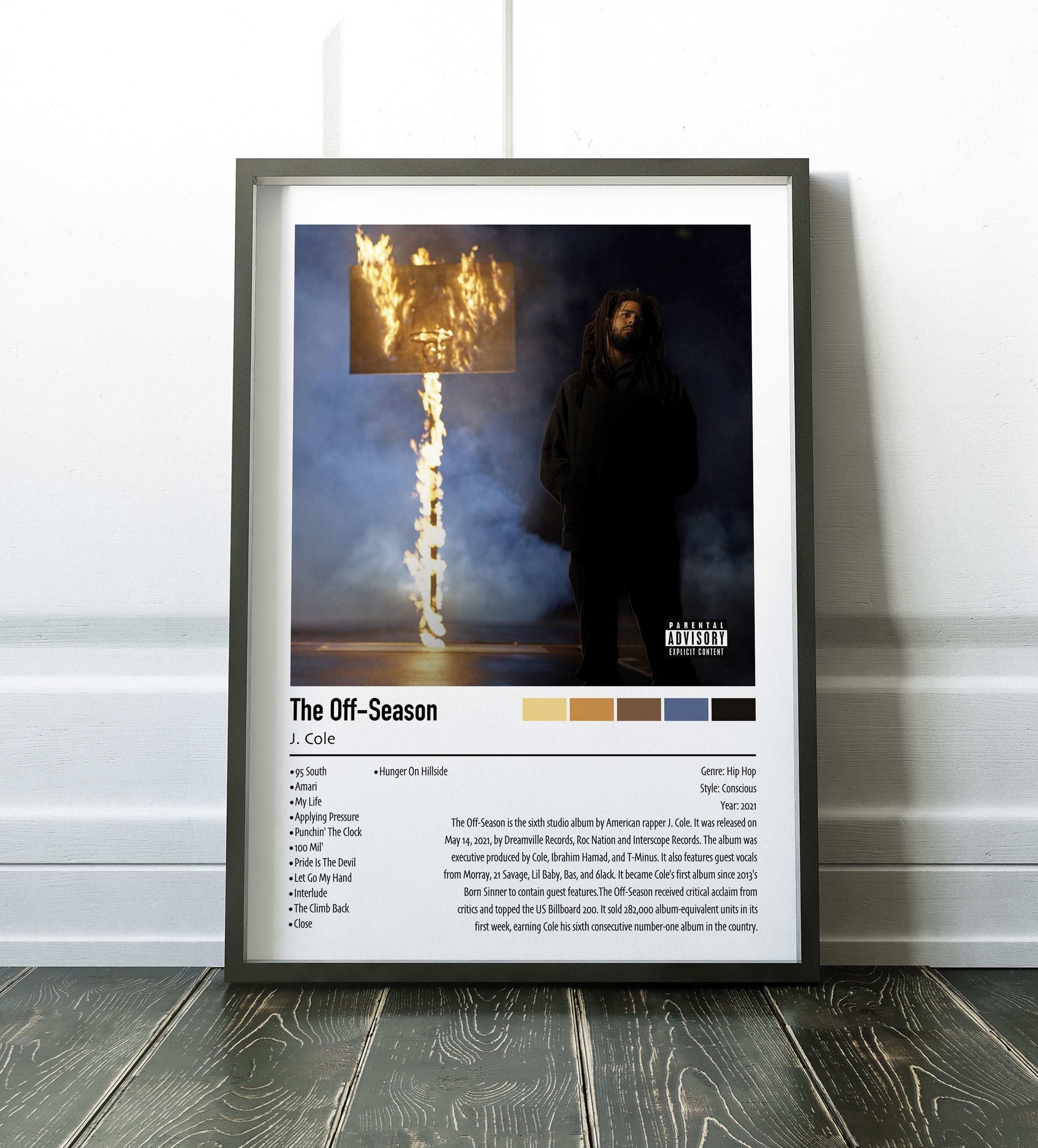 J. Cole | The Off-Season | Custom Album Cover Poster Print