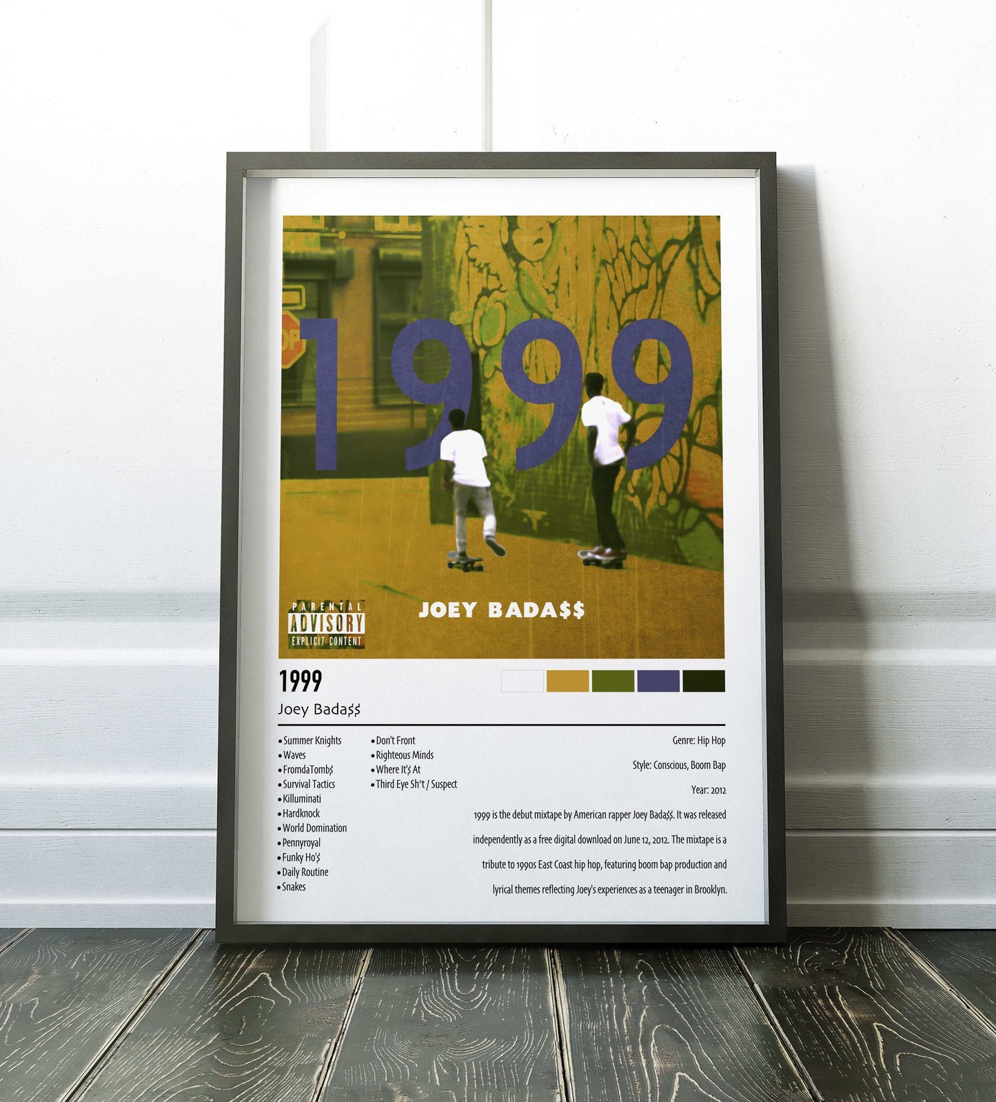 Joey Bada$$ | 1999 | Custom Album Cover Poster Print