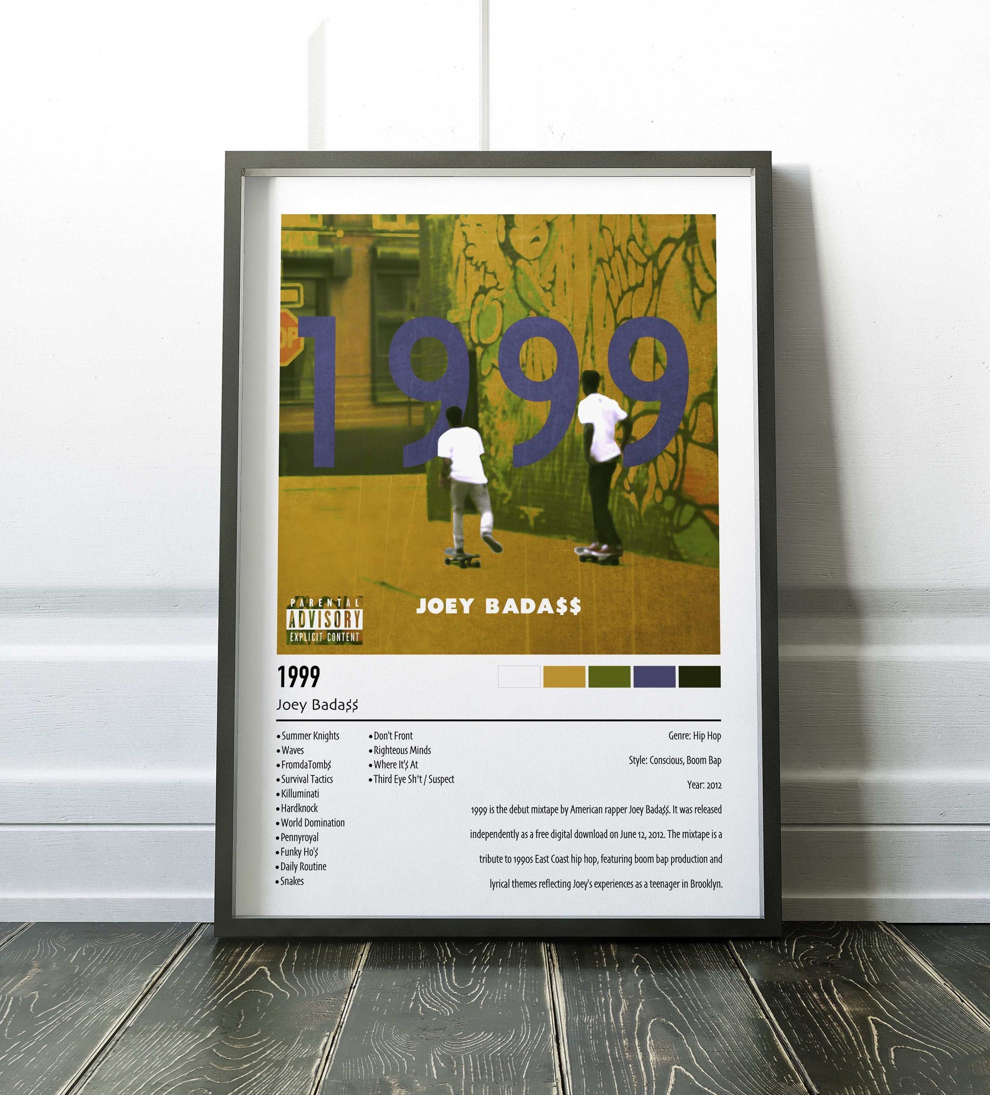 Joey Bada$$ | 1999 | Custom Album Cover Poster Print