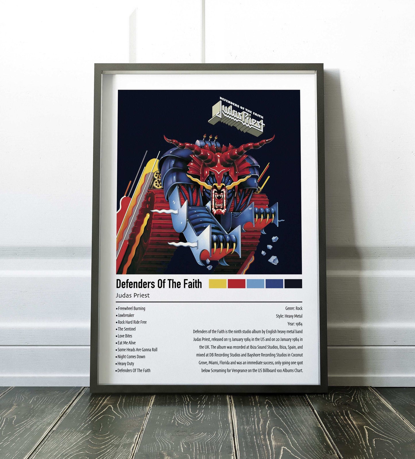 Judas Priest | Defenders Of The Faith | Custom Album Cover Poster Print
