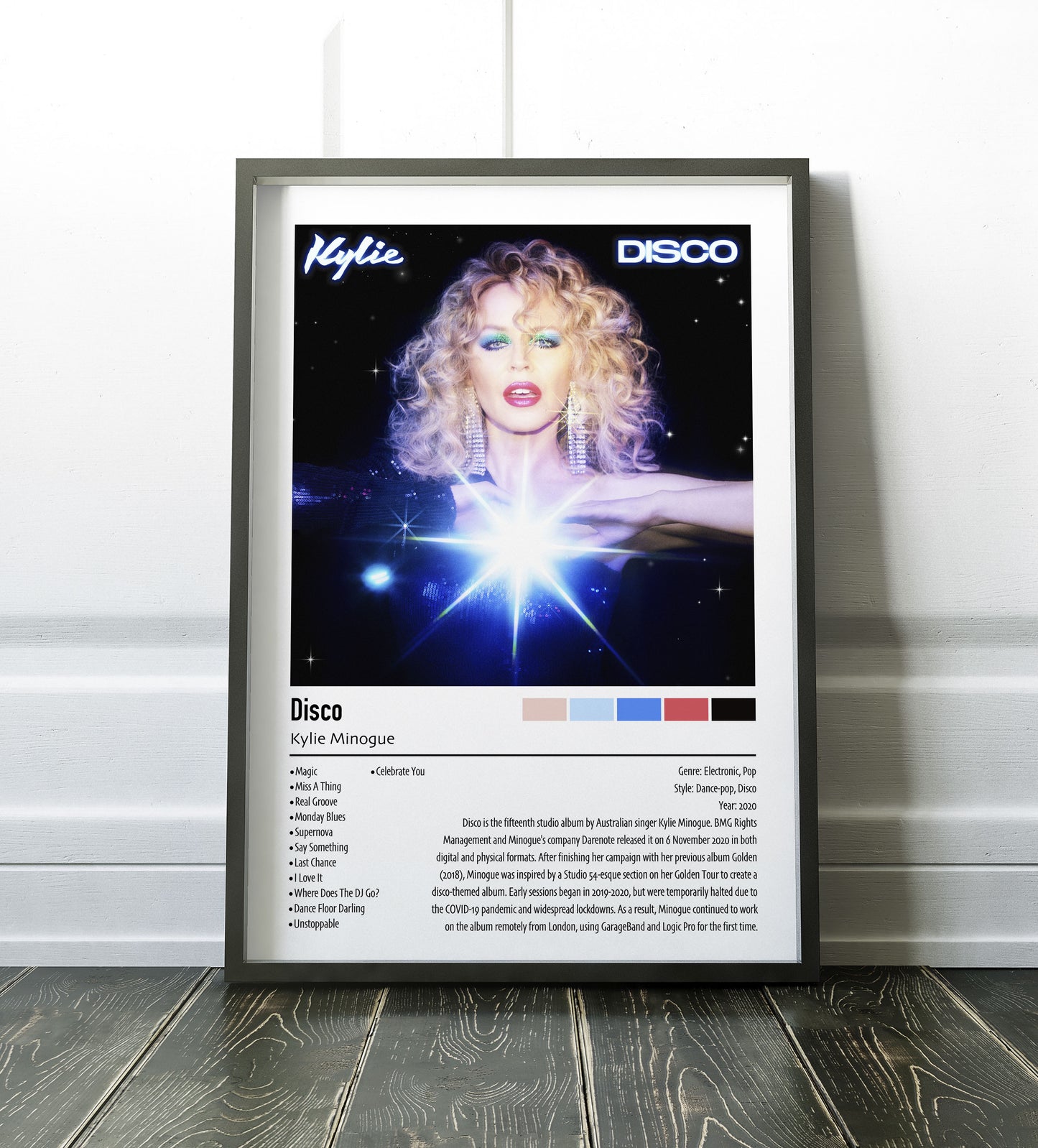 Kylie Minogue | Disco | Custom Album Cover Poster Print