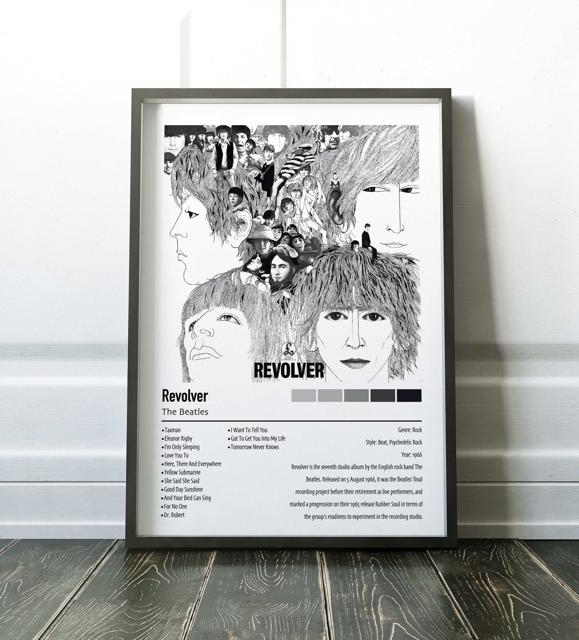 The Beatles | Revolver | Custom Album Cover Poster Print