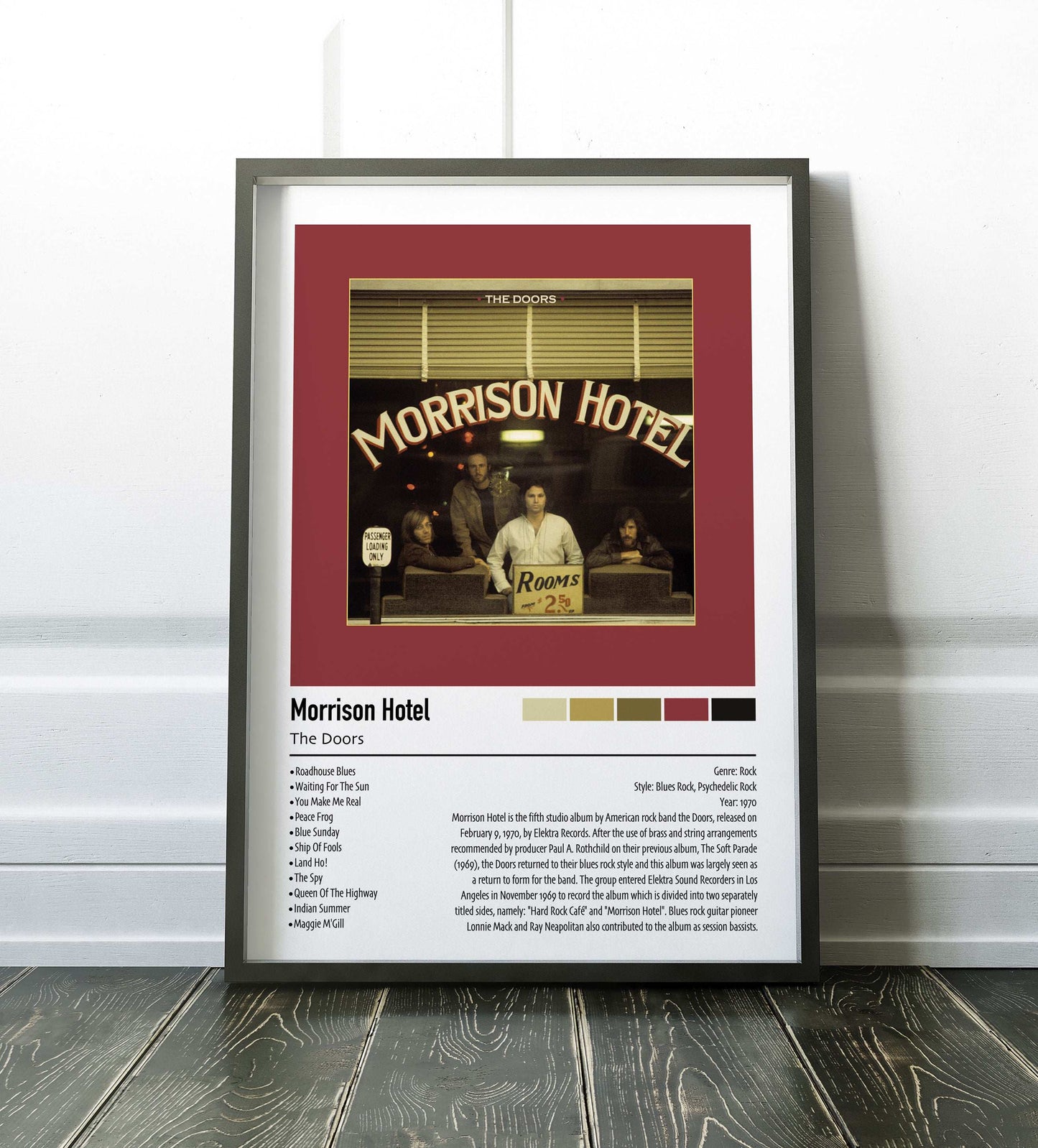 The Doors | Morrison Hotel | Custom Album Cover Poster Print